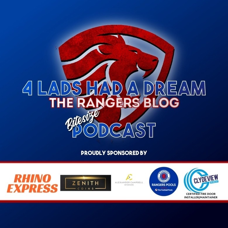 4lads bonus pod - Rangers joint Treble chase episode artwork
