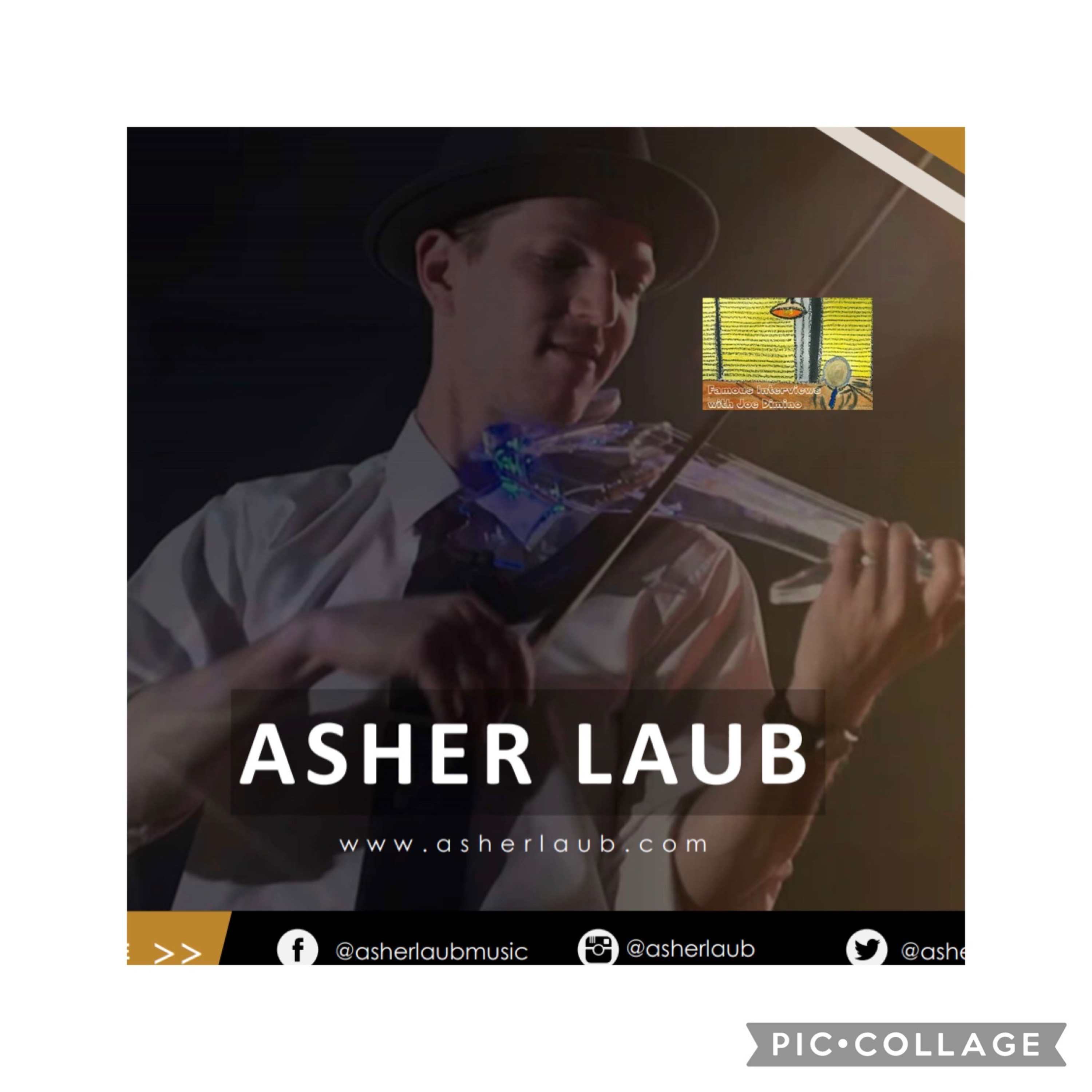 Electric Violinist, Composer, Producer & LIfe Performer Asher Laub