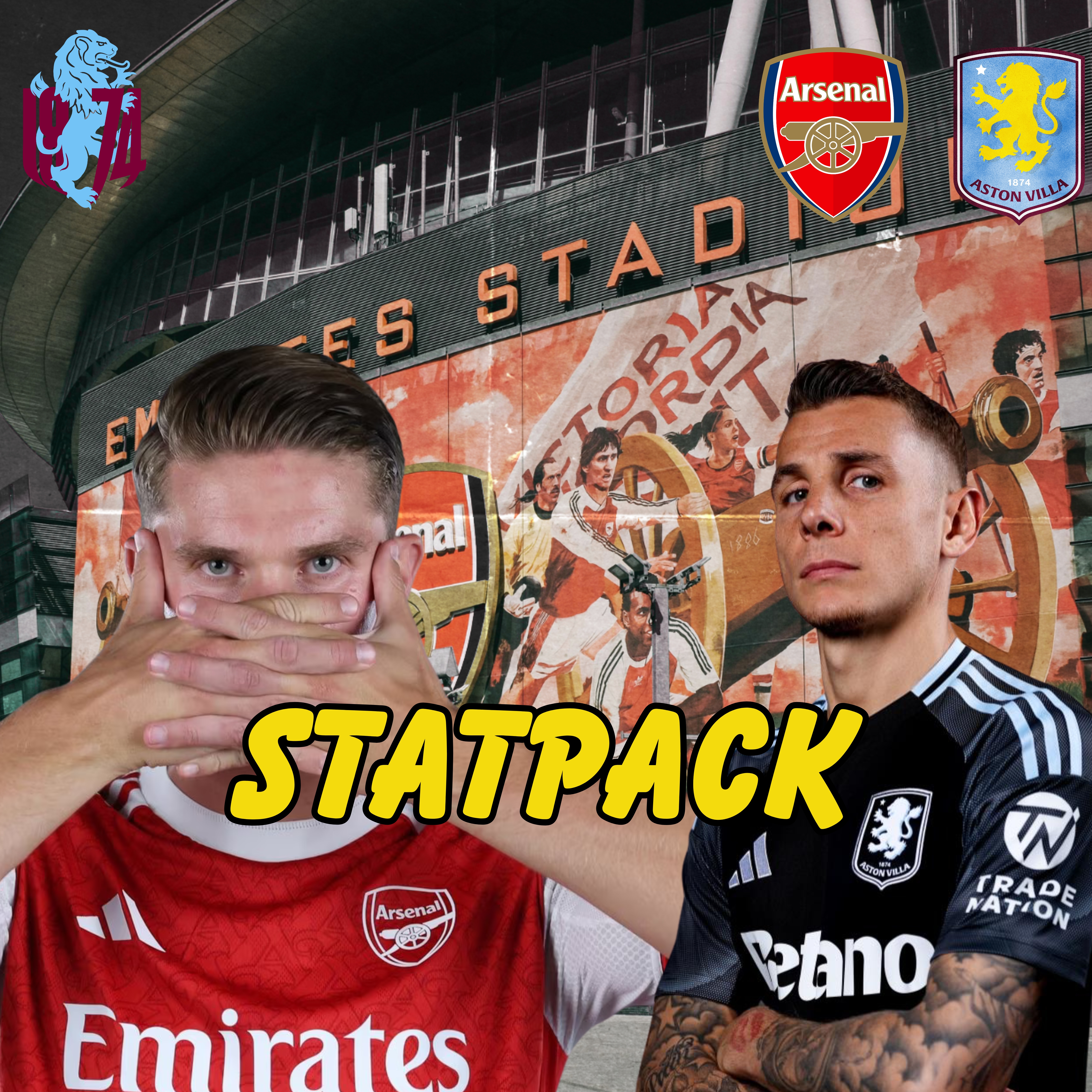 👉 STATPACK 📊 | Good Omens for Watkins & Emery vs Arsenal