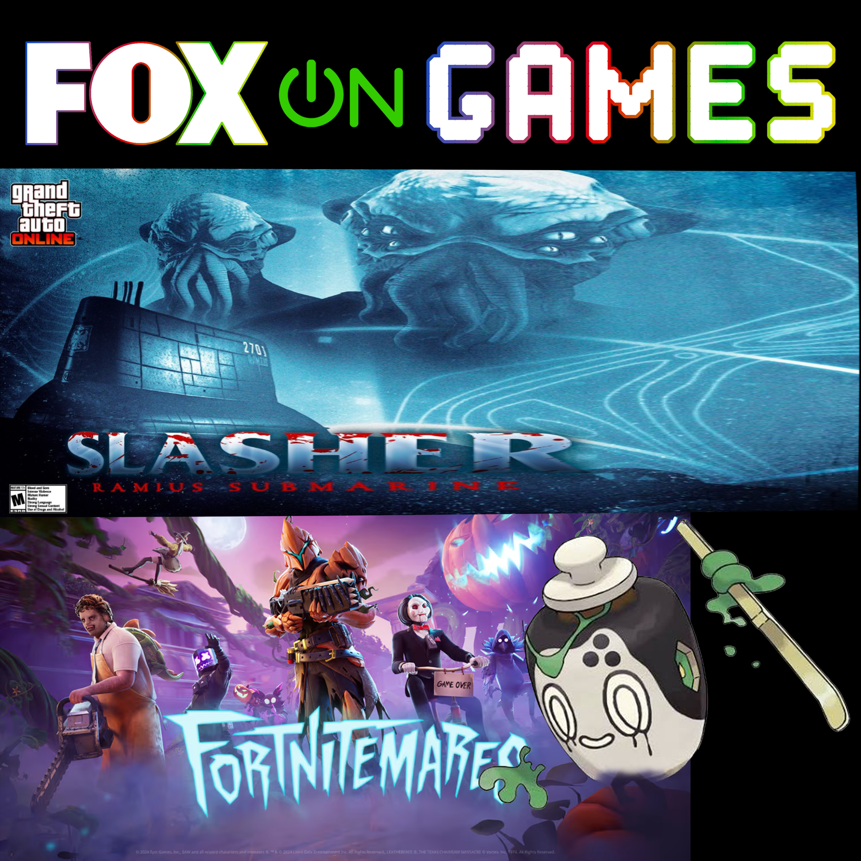 Horror Icons & Matcha Ghosts: Fortnitemares '25, GTA's Submarine Slasher & The Best of Spooky Season Gaming