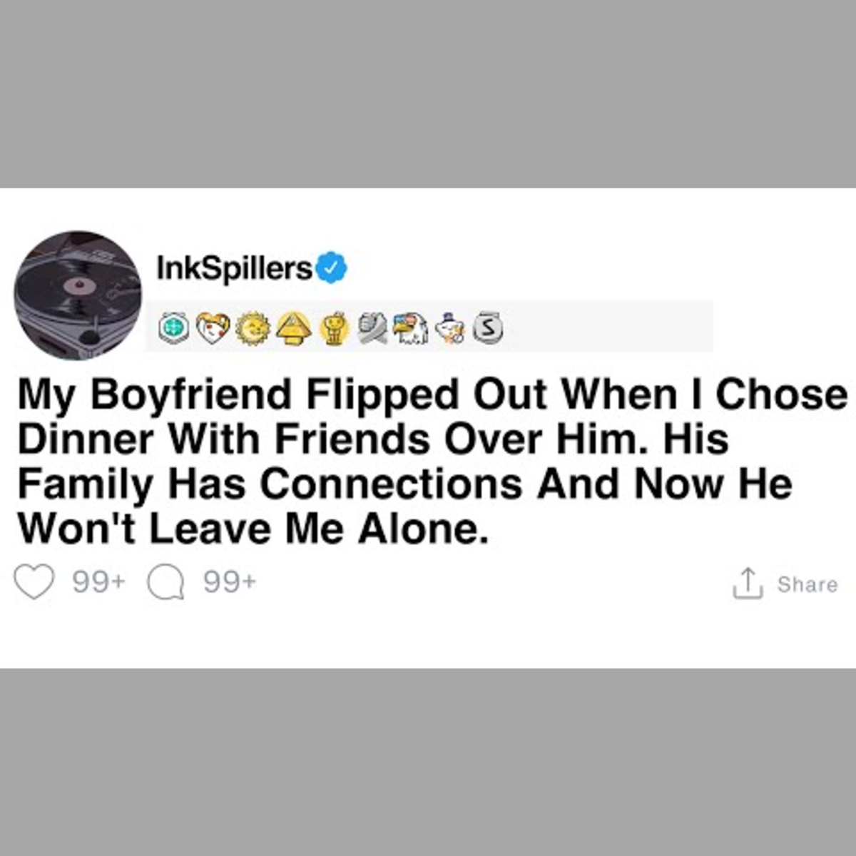 Boyfriend's Reaction to Choosing Friends Over Him