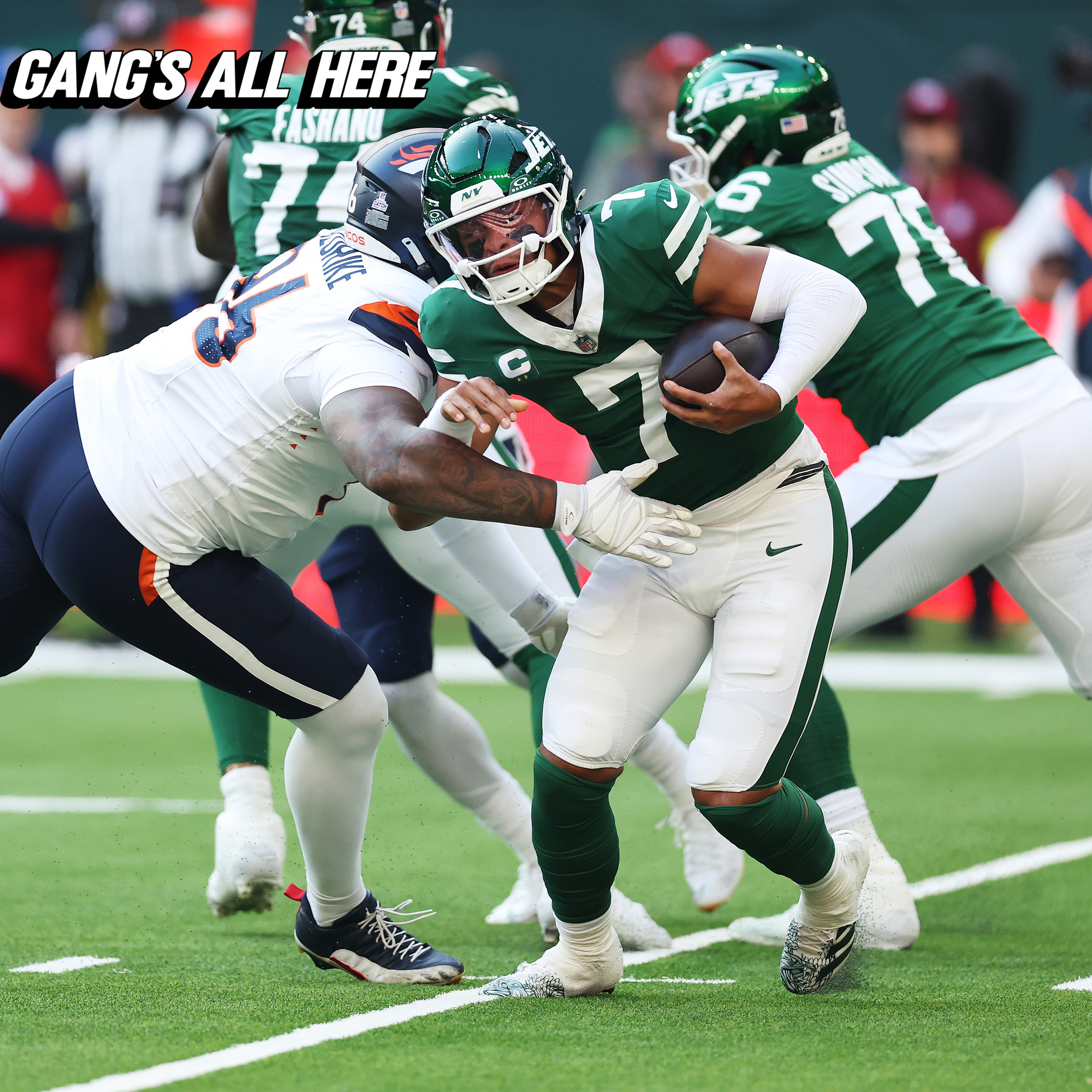 Jets lose an UGLY Game to the Broncos & start season 0-6 | Gang's All Here