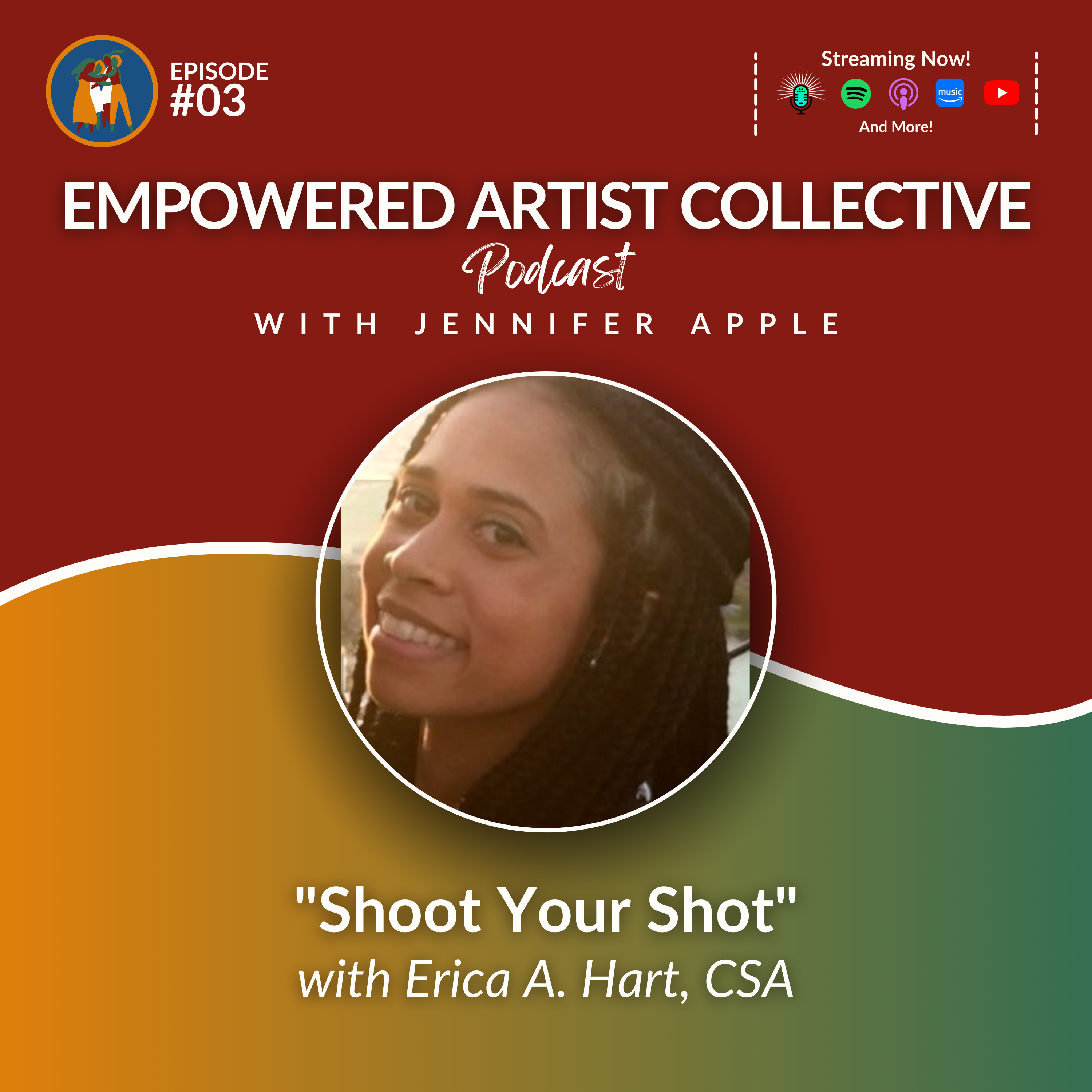 Empowered Artist Collective Podcast - for actors, singers, dancers, writers, creators and performers