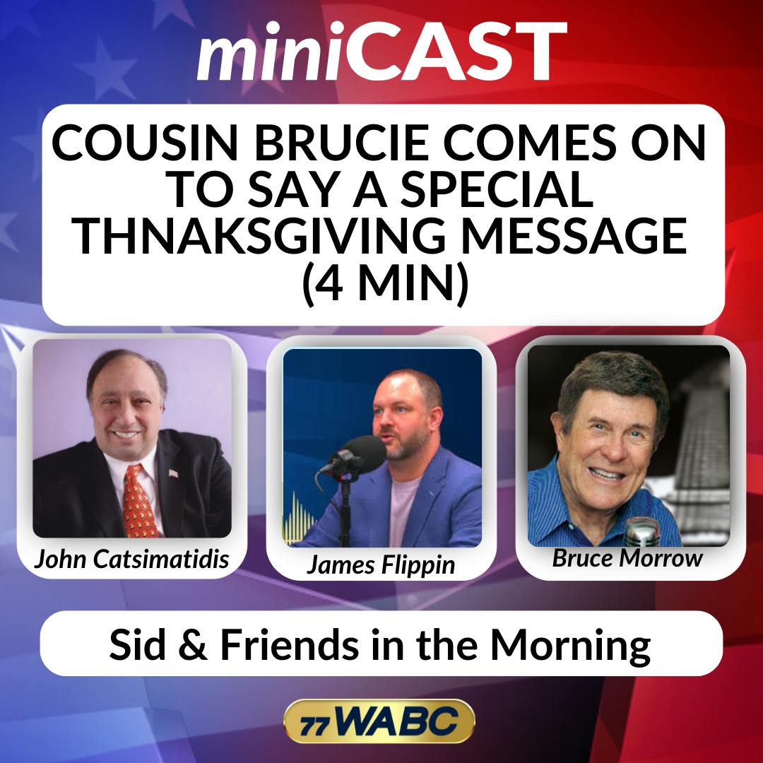 Cousin Brucie with a Special Thanksgiving Message (5 min) | 11-27-25 Cousin Brucie with a Special Thanksgiving Message (5 min) | 11-27-25