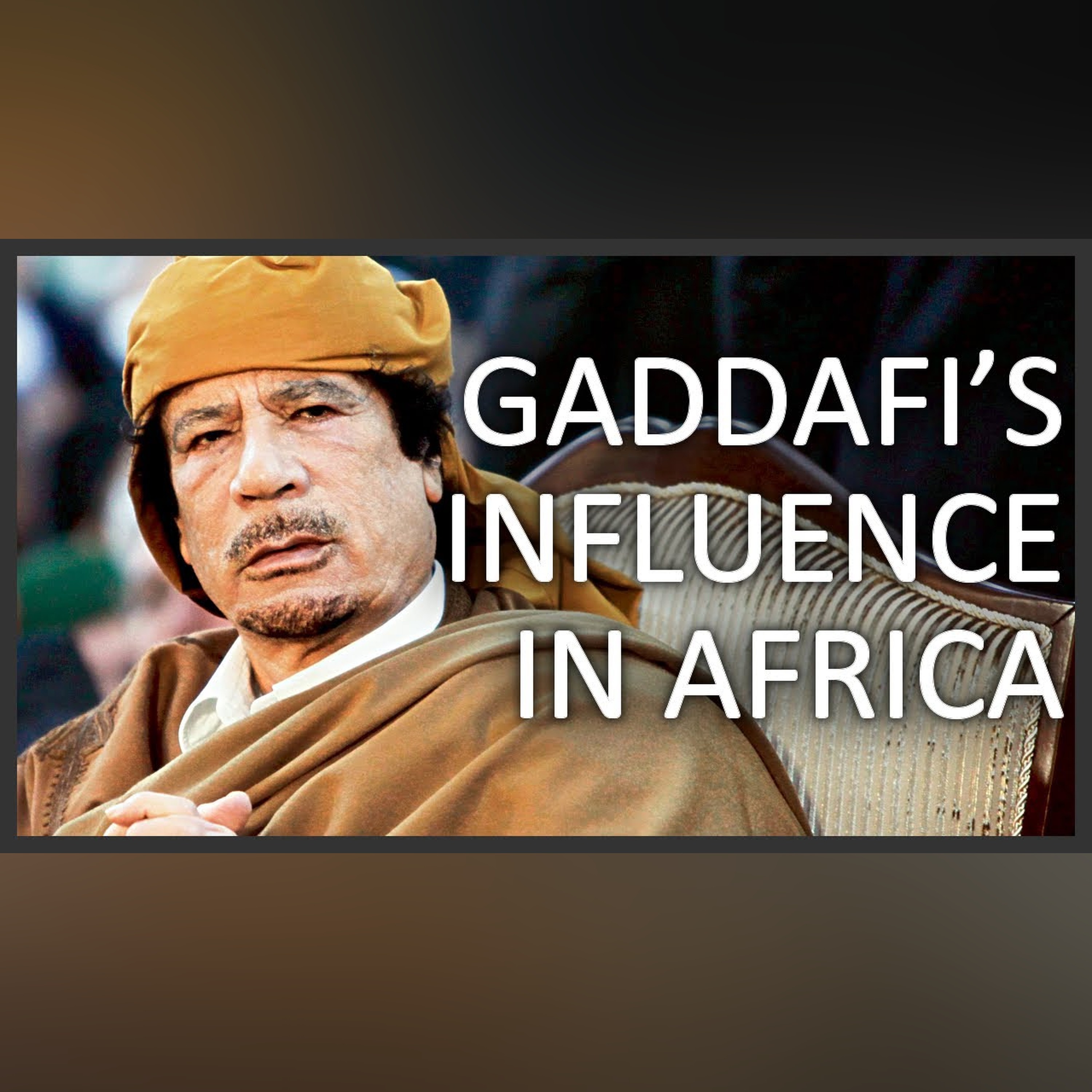 Libya: Gaddafi's position in Africa