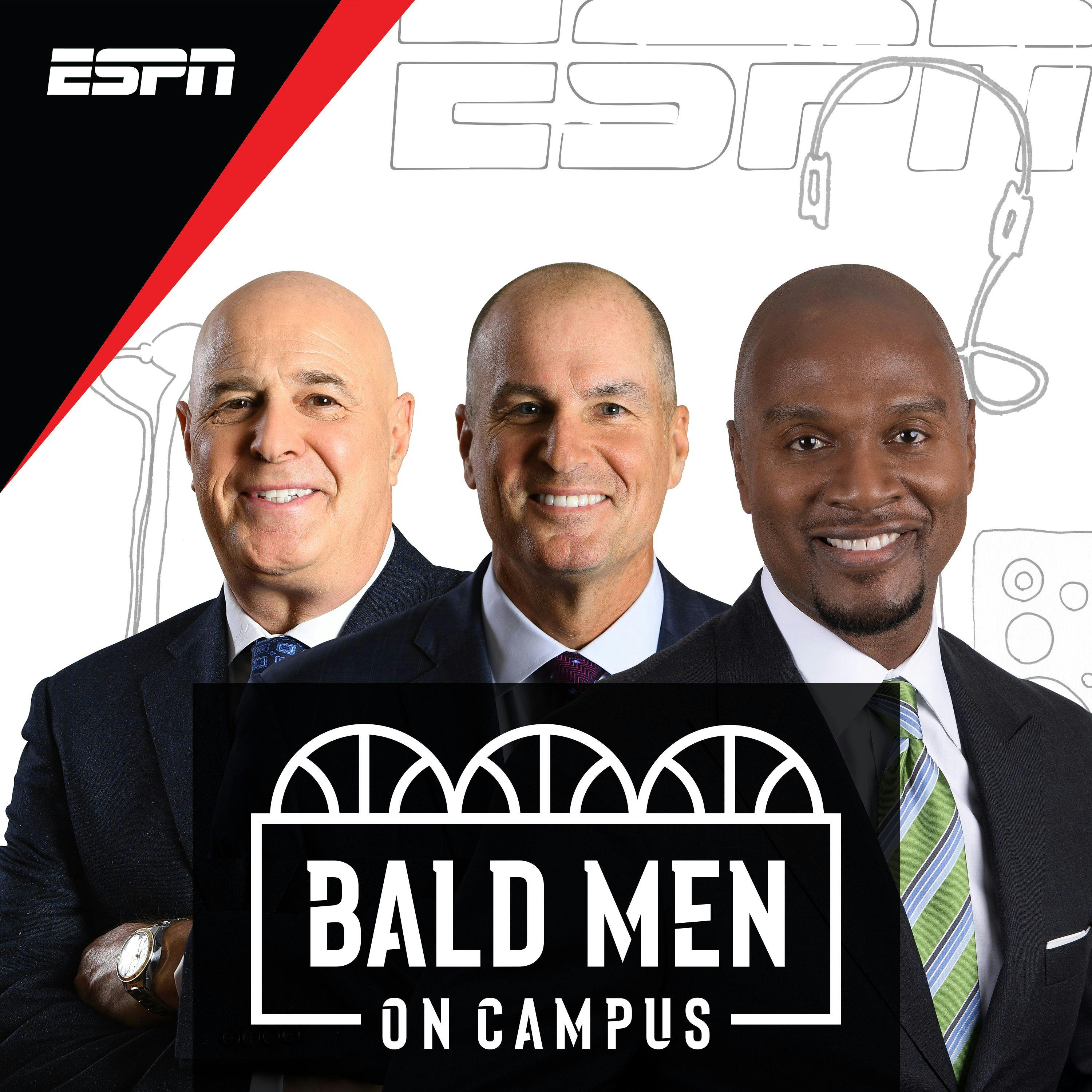 Bald Men on Campus:ESPN, Seth Greenberg, Jay Bilas, LaPhonso Ellis