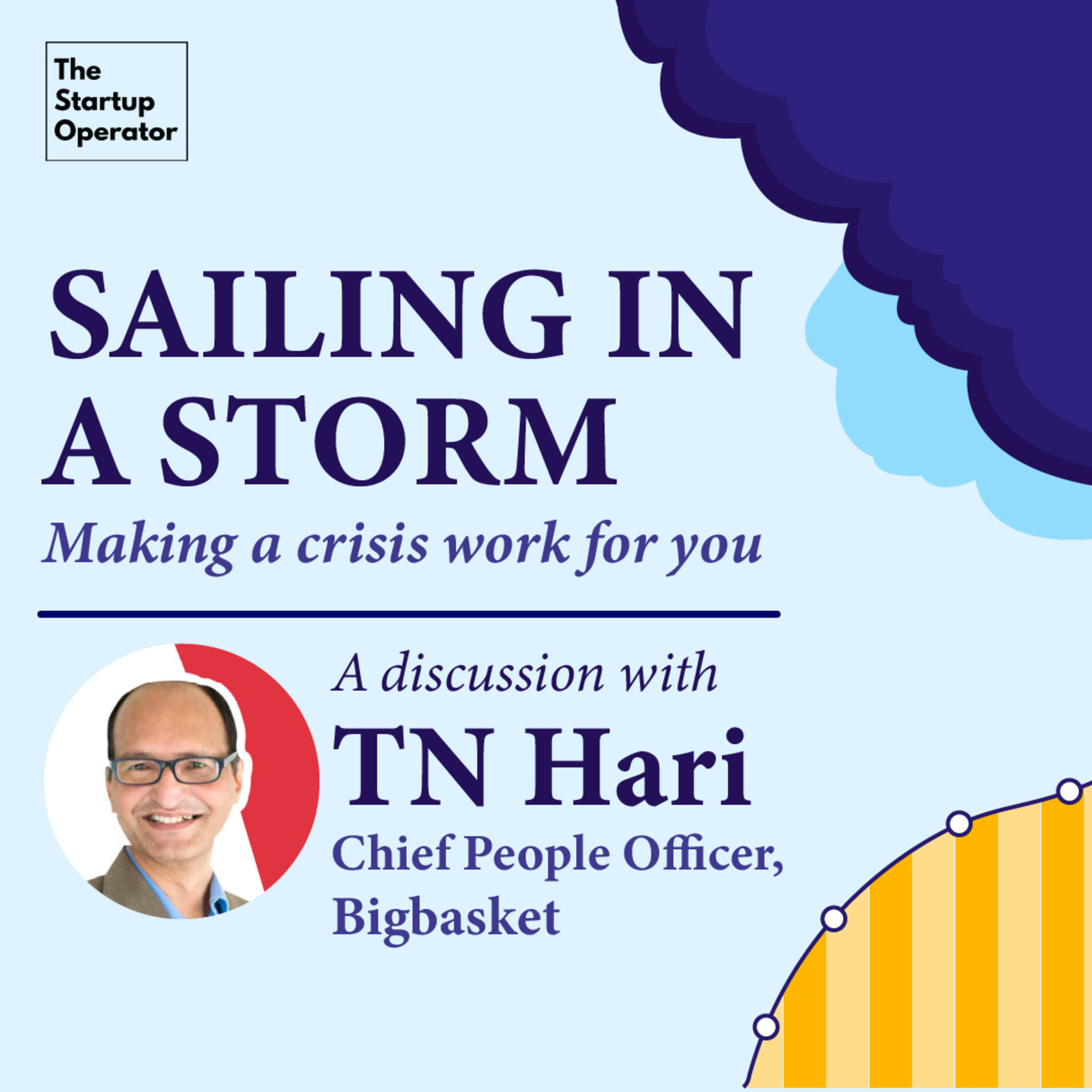 EP 59 : Sailing in a Storm: Making a crisis work for you | A discussion with the Author - TN Hari episode artwork