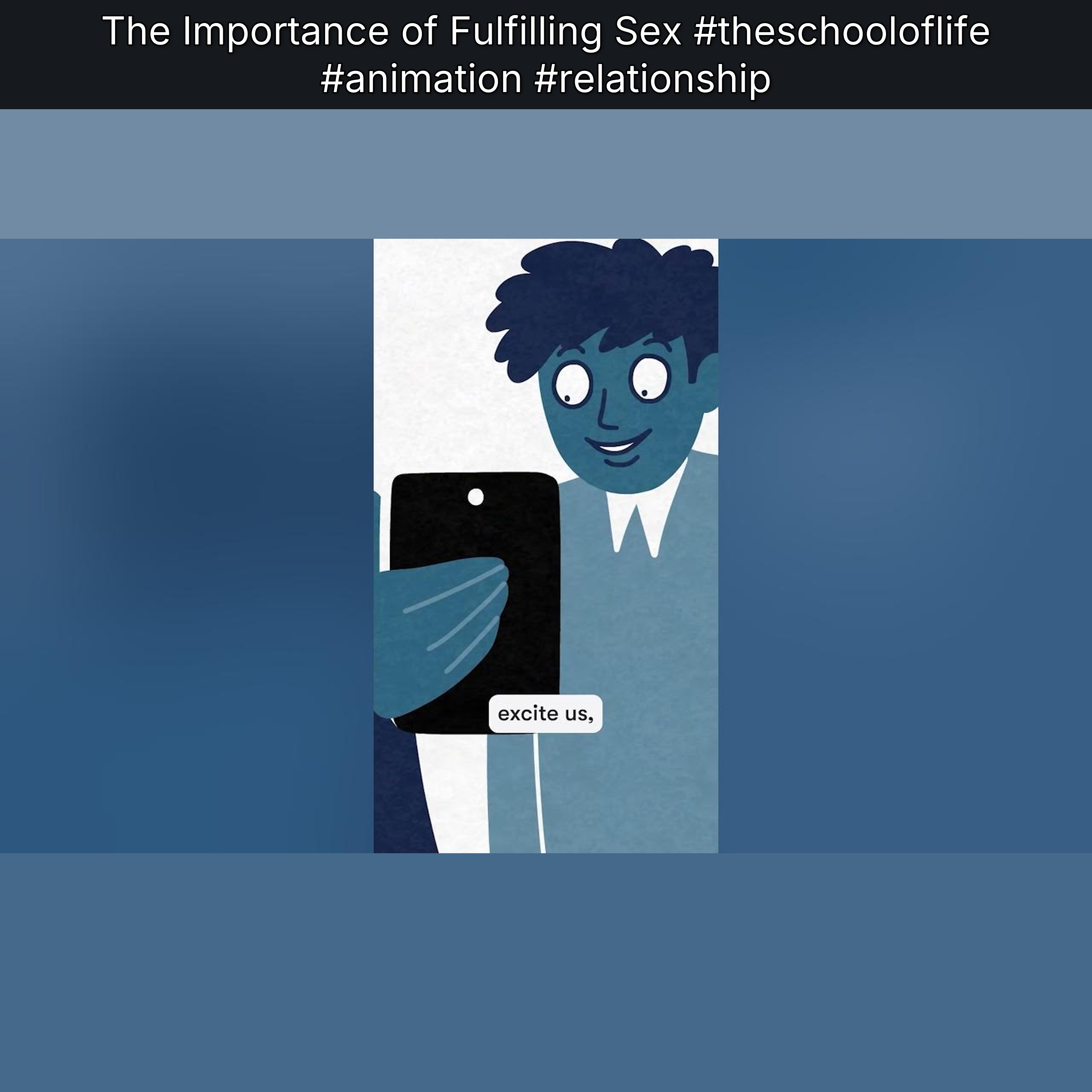 The Importance of Fulfilling Sex #theschooloflife #animation #relationship