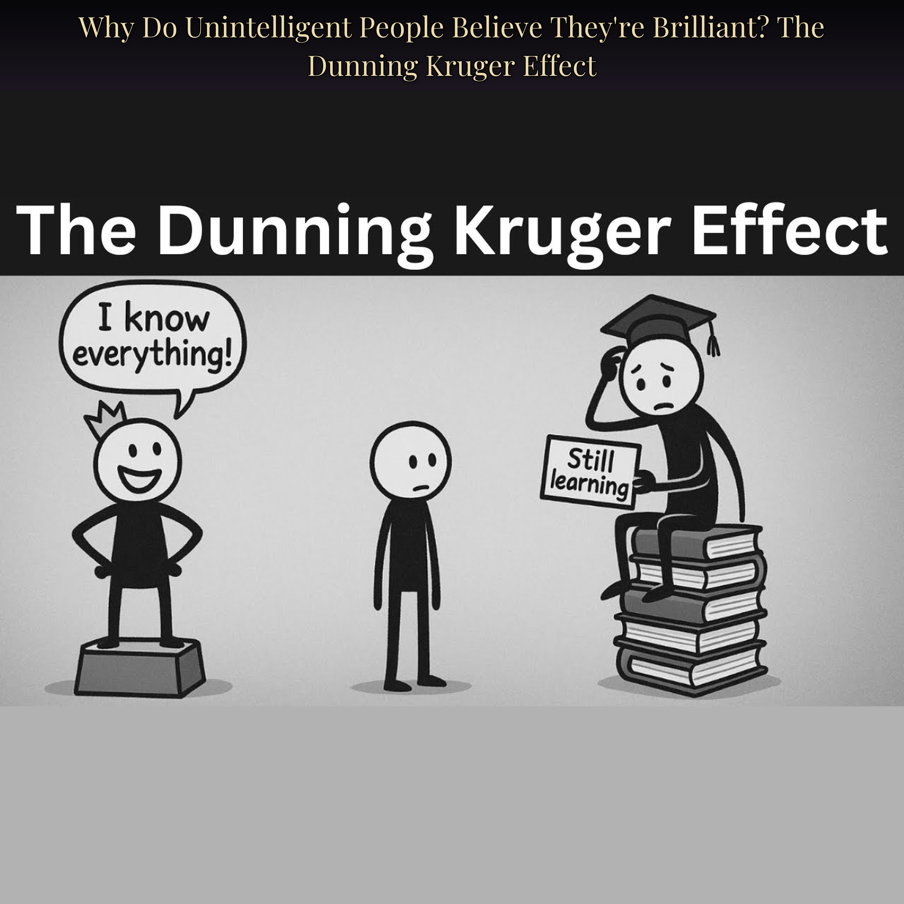 Why Do Unintelligent People Believe They're Brilliant? The Dunning Kruger Effect