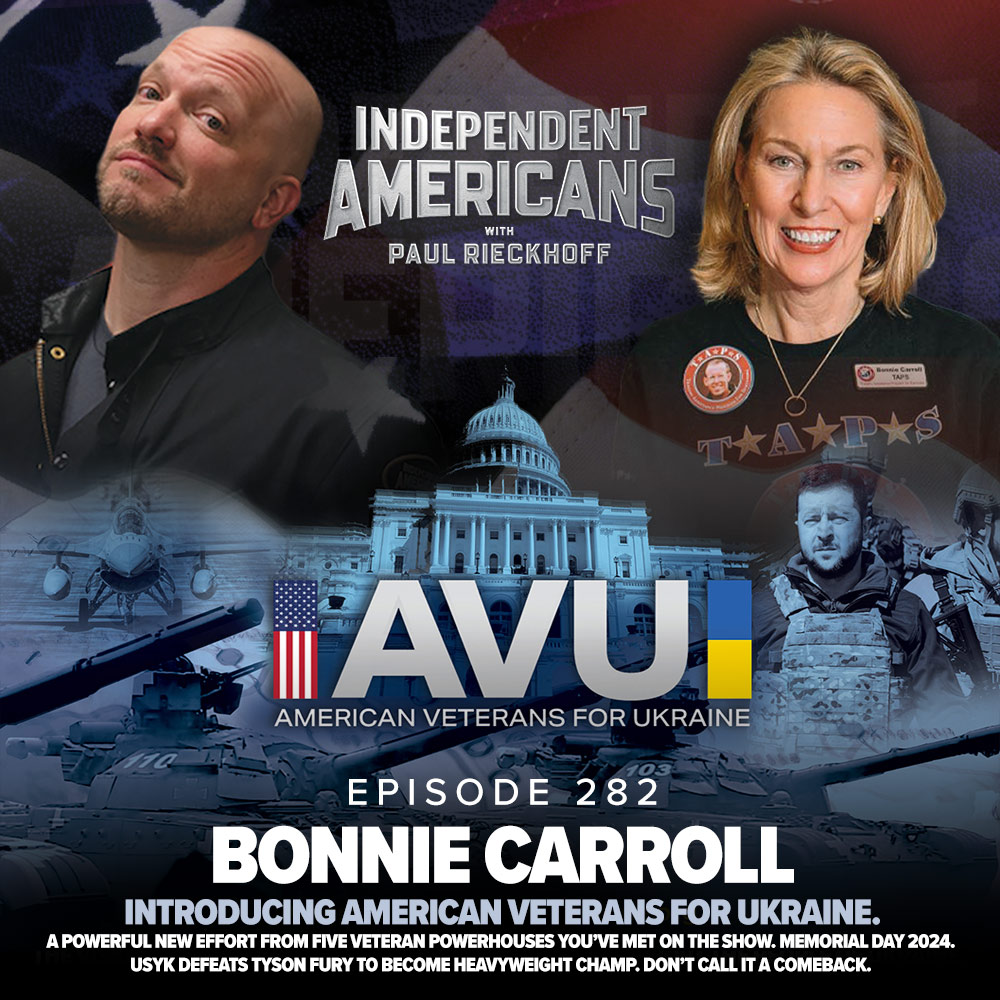 Bonnie Carroll. Introducing American Veterans For Ukraine. A Powerful New Effort From Five Veteran Powerhouses You’ve Met On The Show. Memorial Day 2024. Usyk Defeats Tyson Fury To Become Heavyweight Champ. Don’t Call It a Comeback.