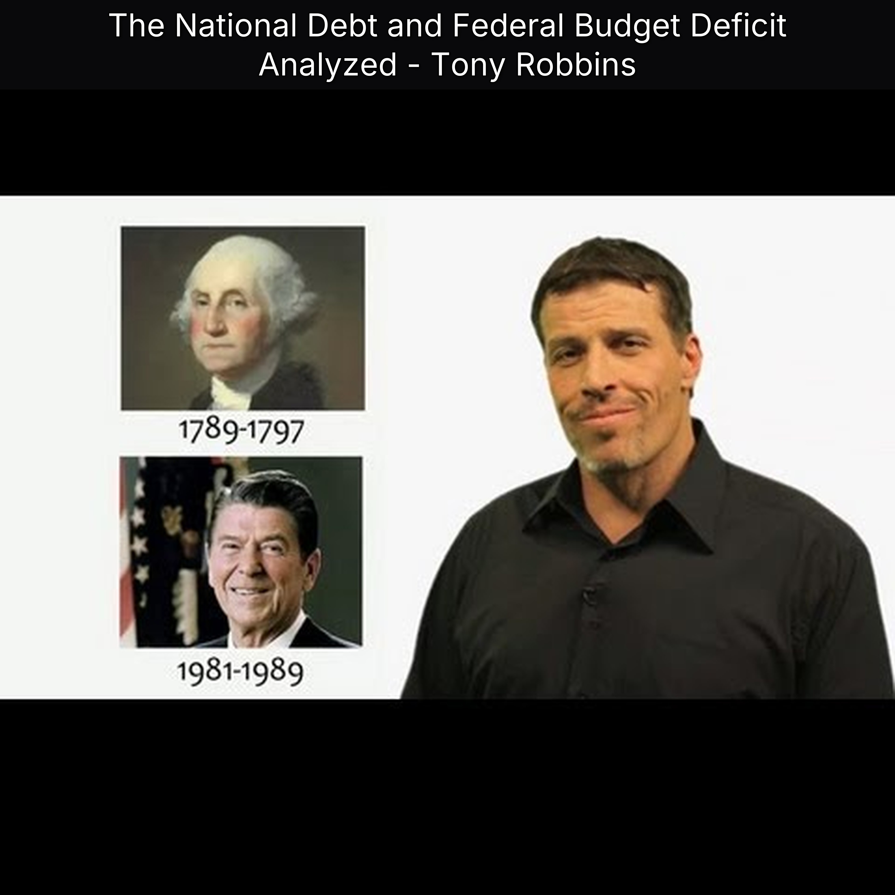 The National Debt and Federal Budget Deficit Analyzed - Tony Robbins