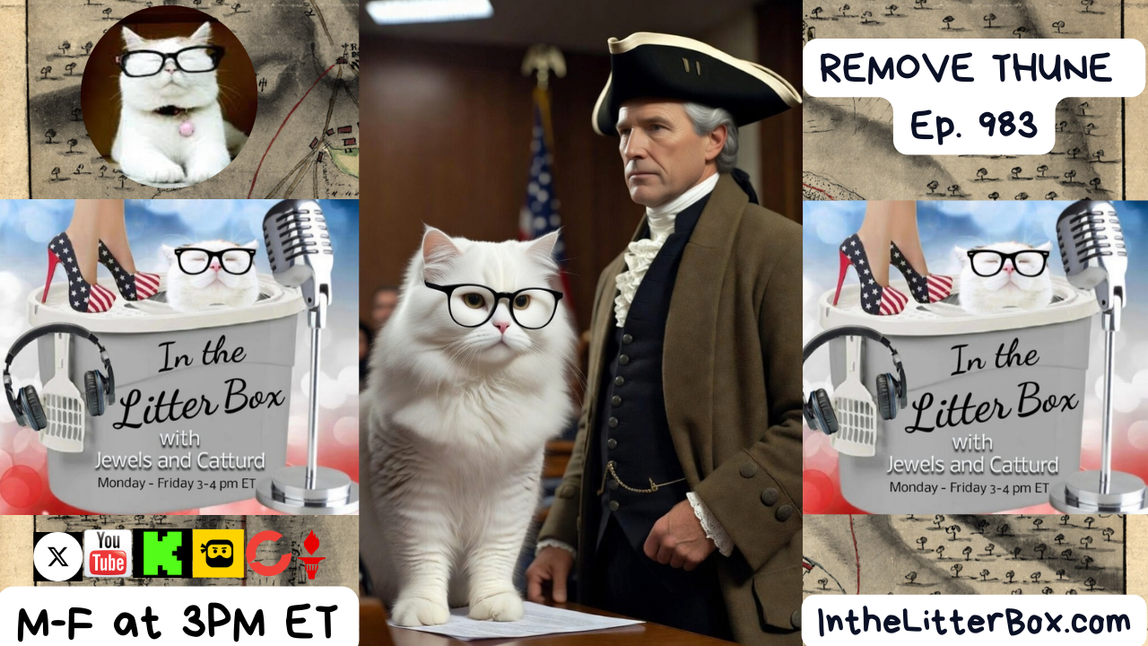 REMOVE THUNE | In the Litter Box w/ Jewels Jones & Catturd – Ep. 983 – 3/5/2026