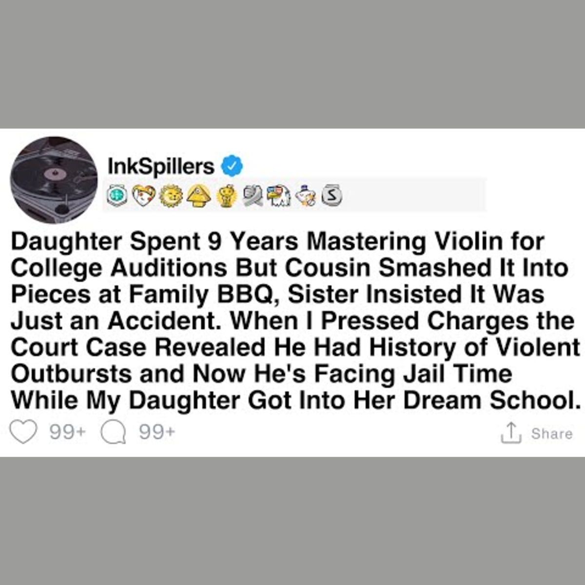 Violin Mastery Destroyed by Cousin Sparks Legal Battle
