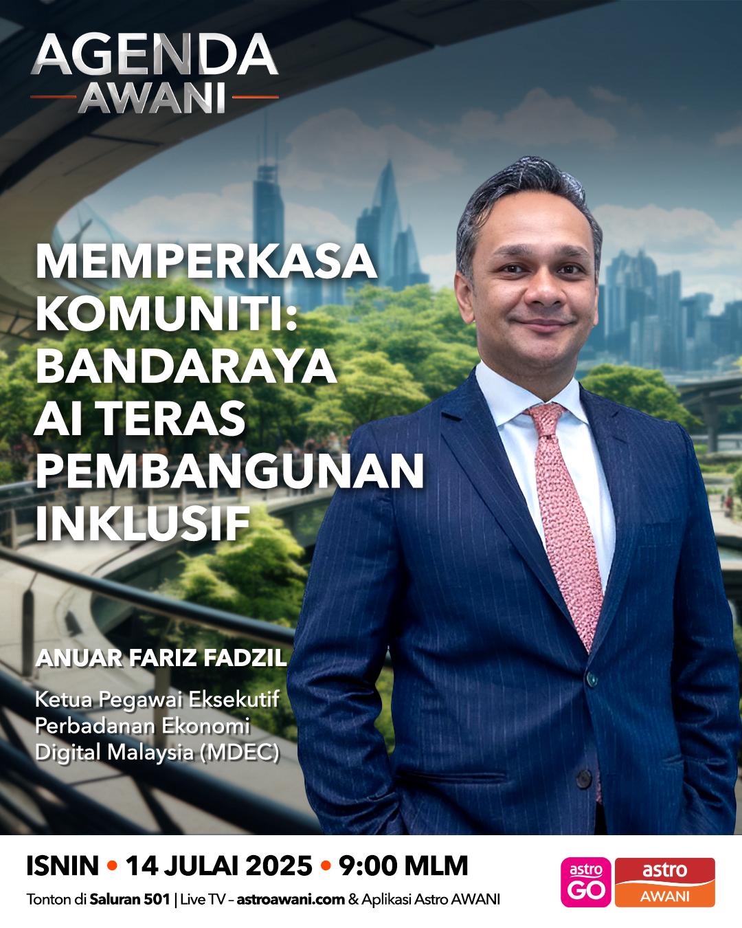 Agenda AWANI: Memperkasa komuniti | Bandaraya AI teras pembangunan inklusif