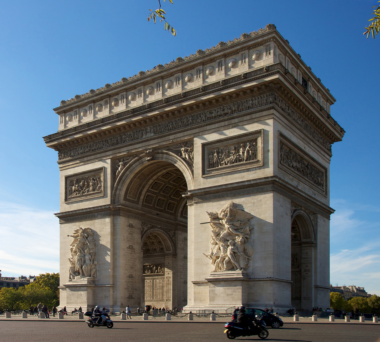 Bienvenue à l'Arc de triomphe
