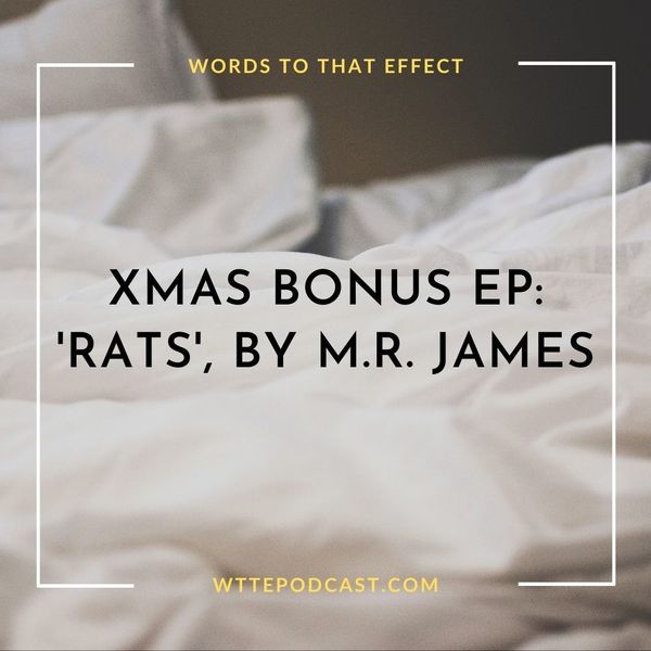 Words To That Effect BONUS | M.R. James: 'Rats' podcast artwork
