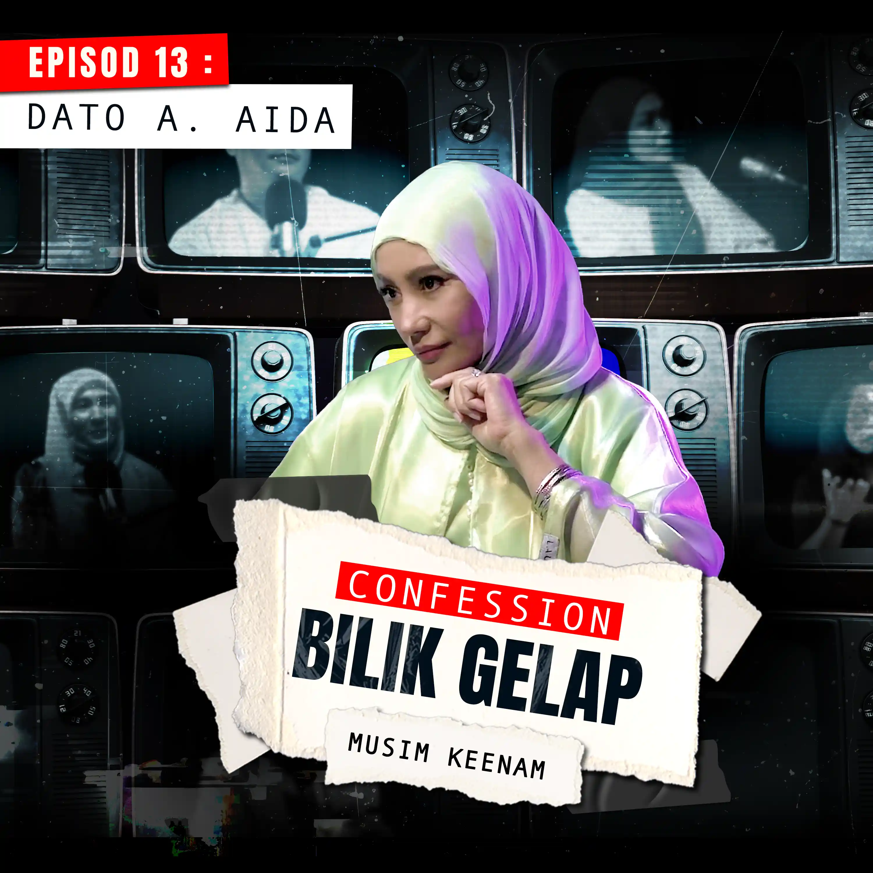 Saya Alami Pengalaman Misteri Bagai Mati Hidup Semula - Dato' A.Aida | Confession Bilik Gelap S6EP13