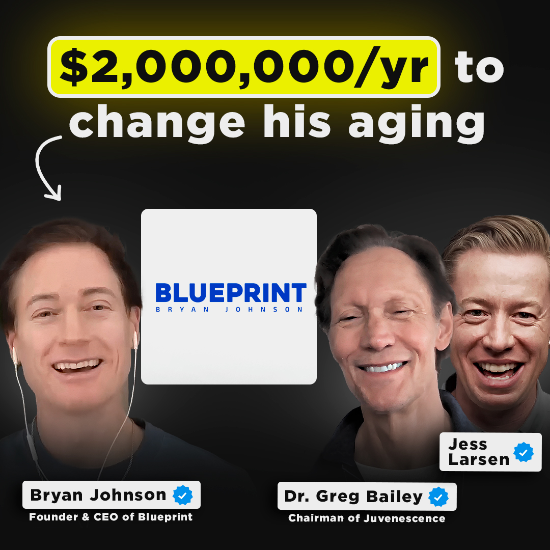 Unique Longevity Investing Advice From the World's Most Misunderstood Biohacker ($2M/yr) | Founder and CEO of Blueprint, Bryan Johnson, and Co-hosted with Dr. Greg Bailey