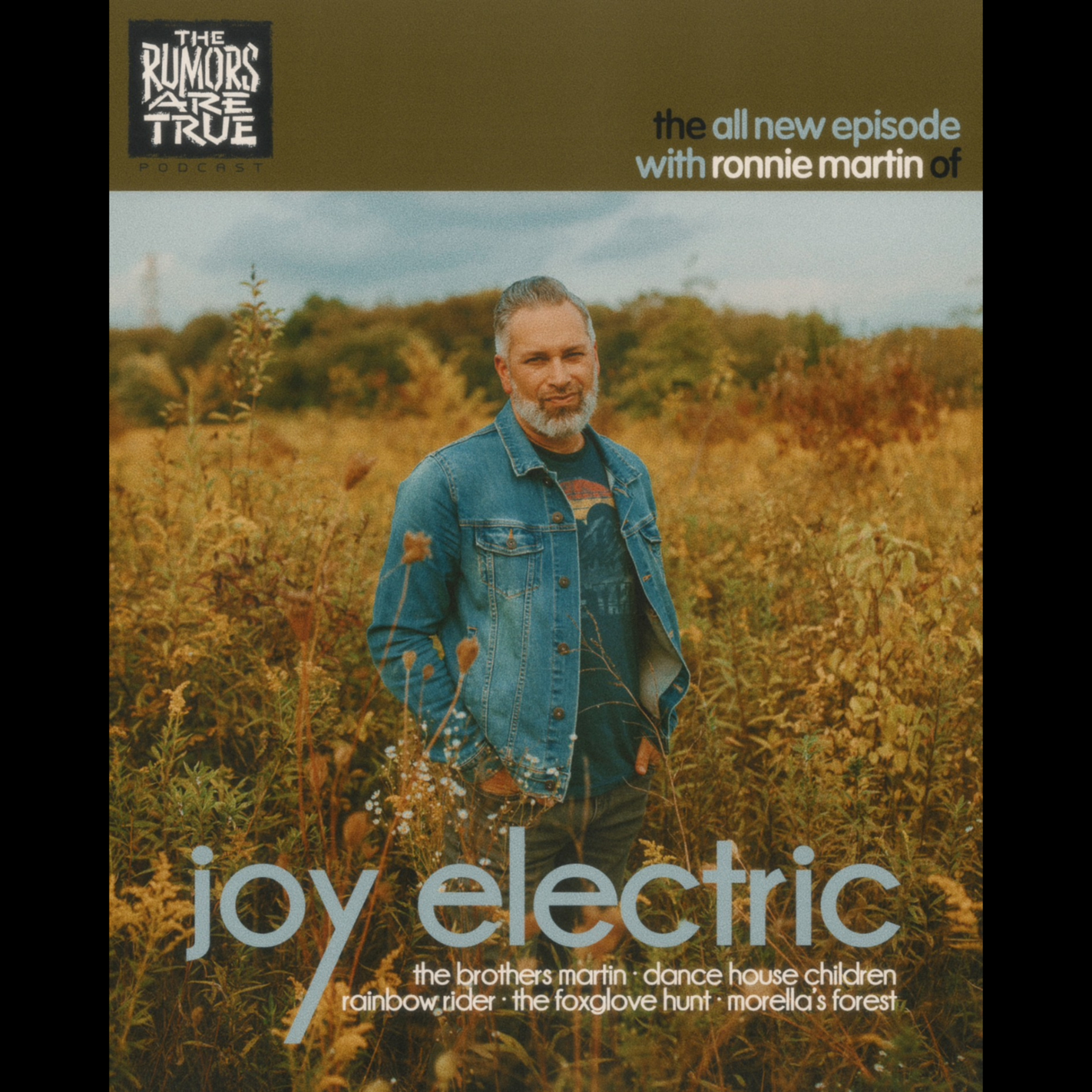 Ronnie Martin (Joy Electric, The Brothers Martin, The Foxglove Hunt, Morella's Forest, Dance House Children, Rainbow Rider, etc) episode artwork