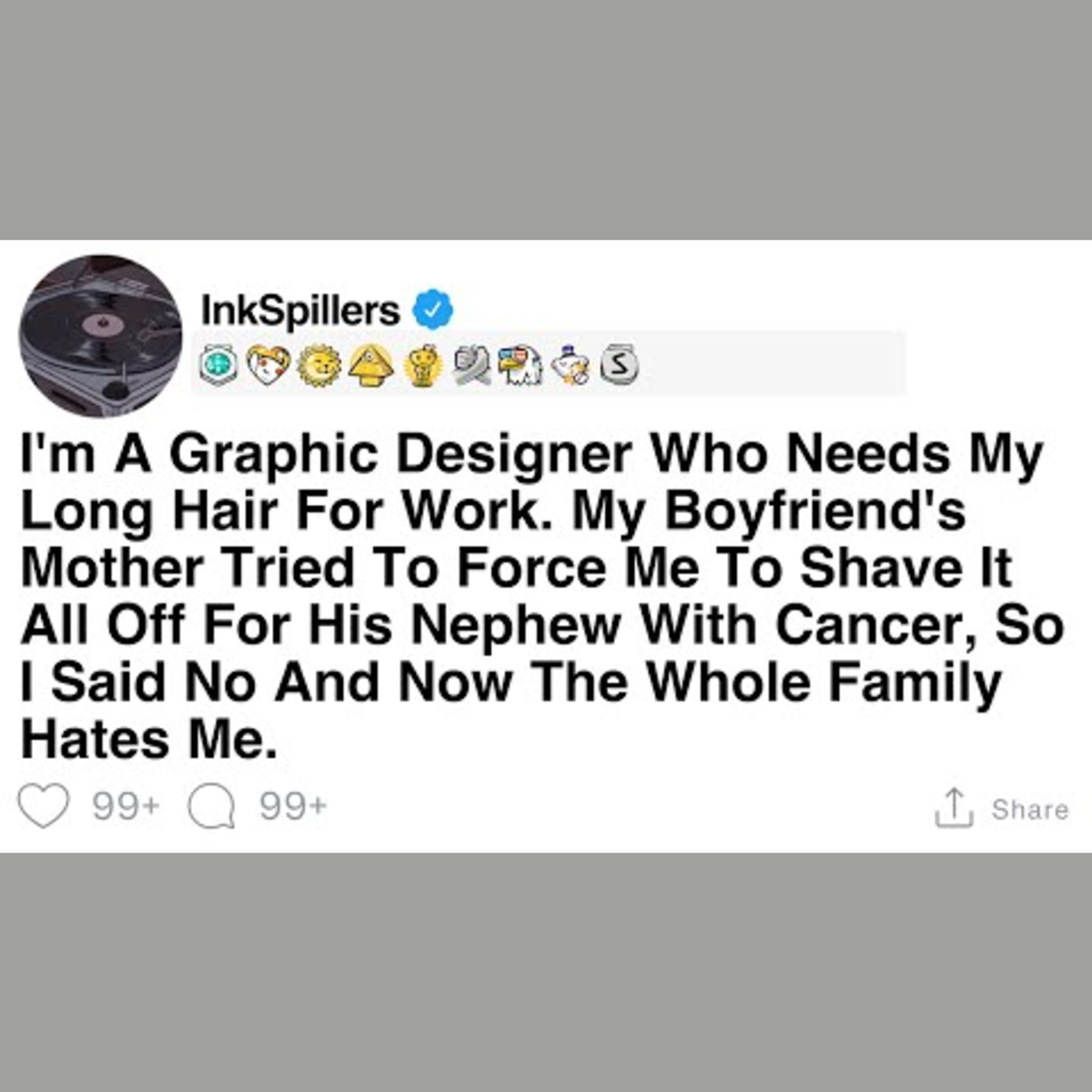 Graphic Designer's Hair Dilemma with Boyfriend's Family