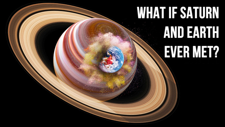 If Earth and Saturn Crossed Paths, Which Planet Would Win?
