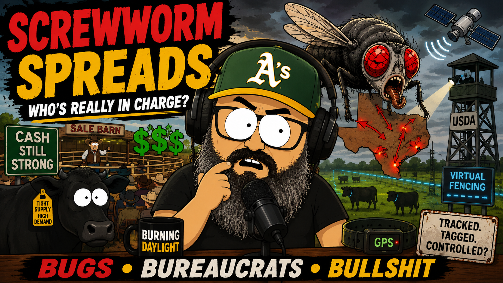 Friggin' Farm & Ranch Report — Screwworm, Spy Collars & Board vs Barn | June 9, 2026