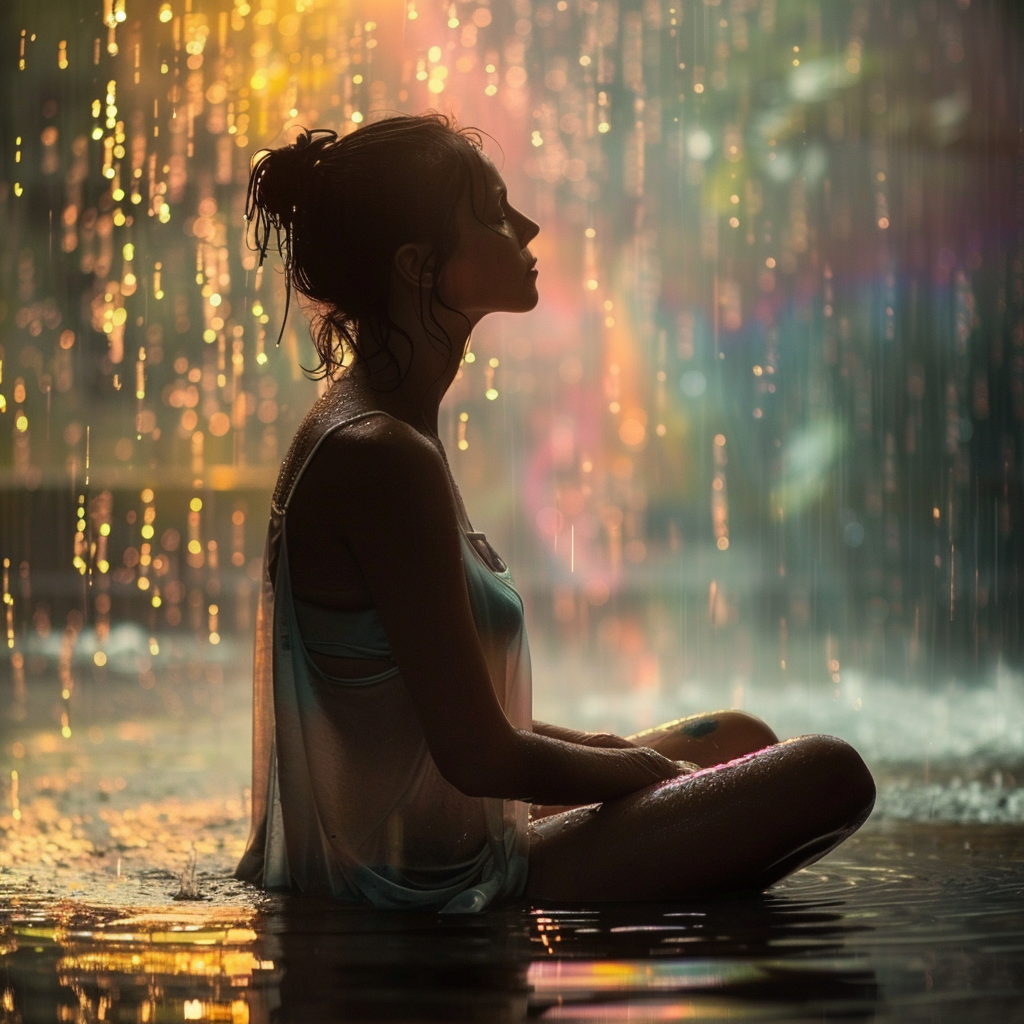 396 Hz with Rain For Relieving Stress And Liberating Guilt And Fear