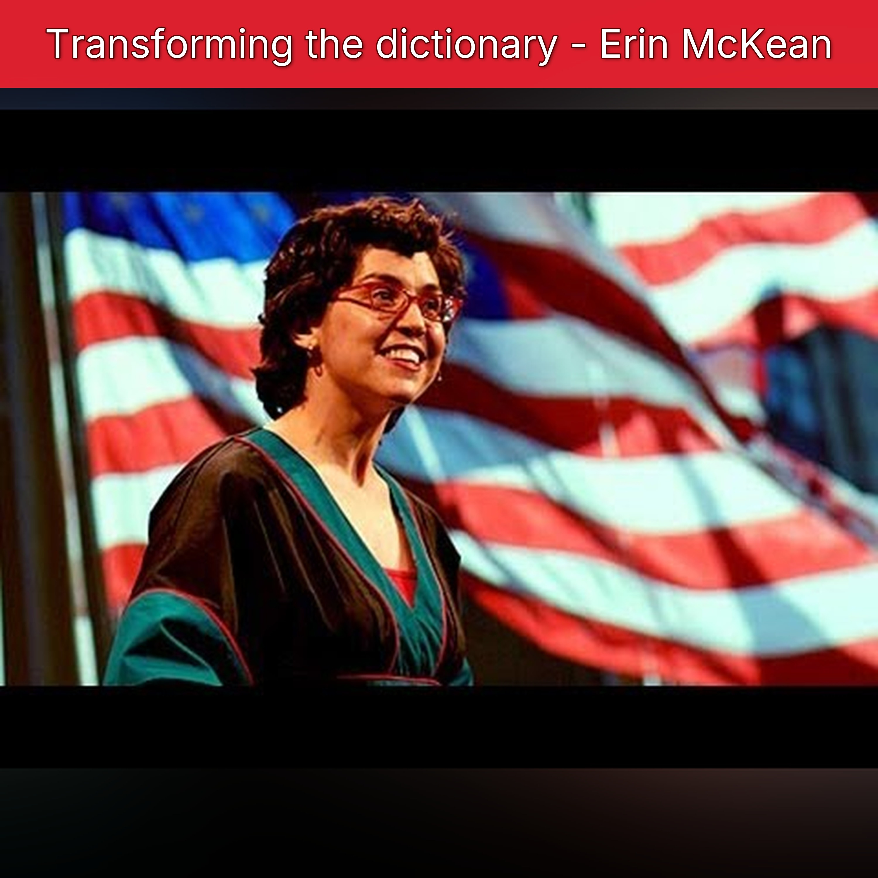 Transforming the dictionary - Erin McKean episode artwork