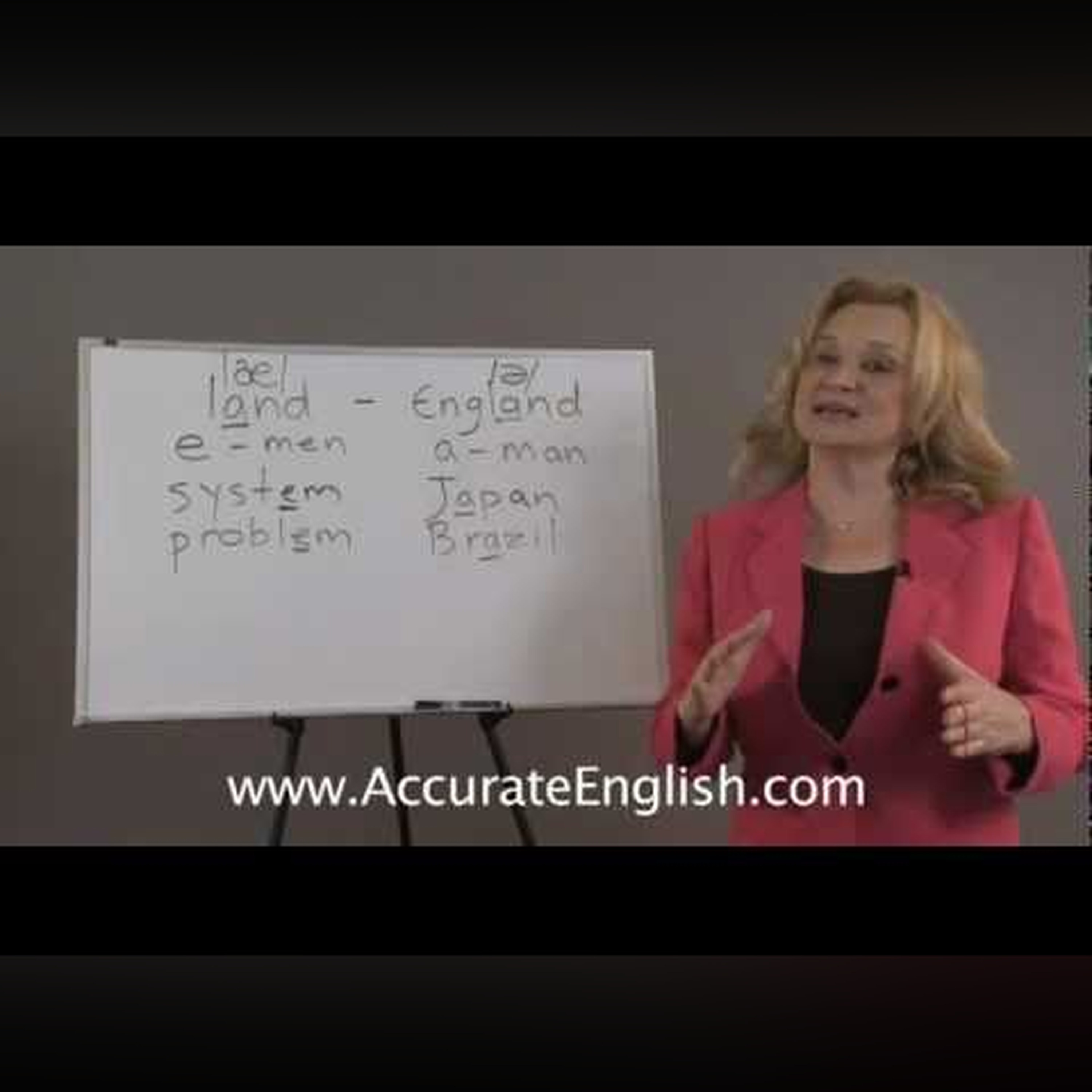 English Pronunciation - vowel changes in stressed and unstressed syllables | Accurate English episode artwork