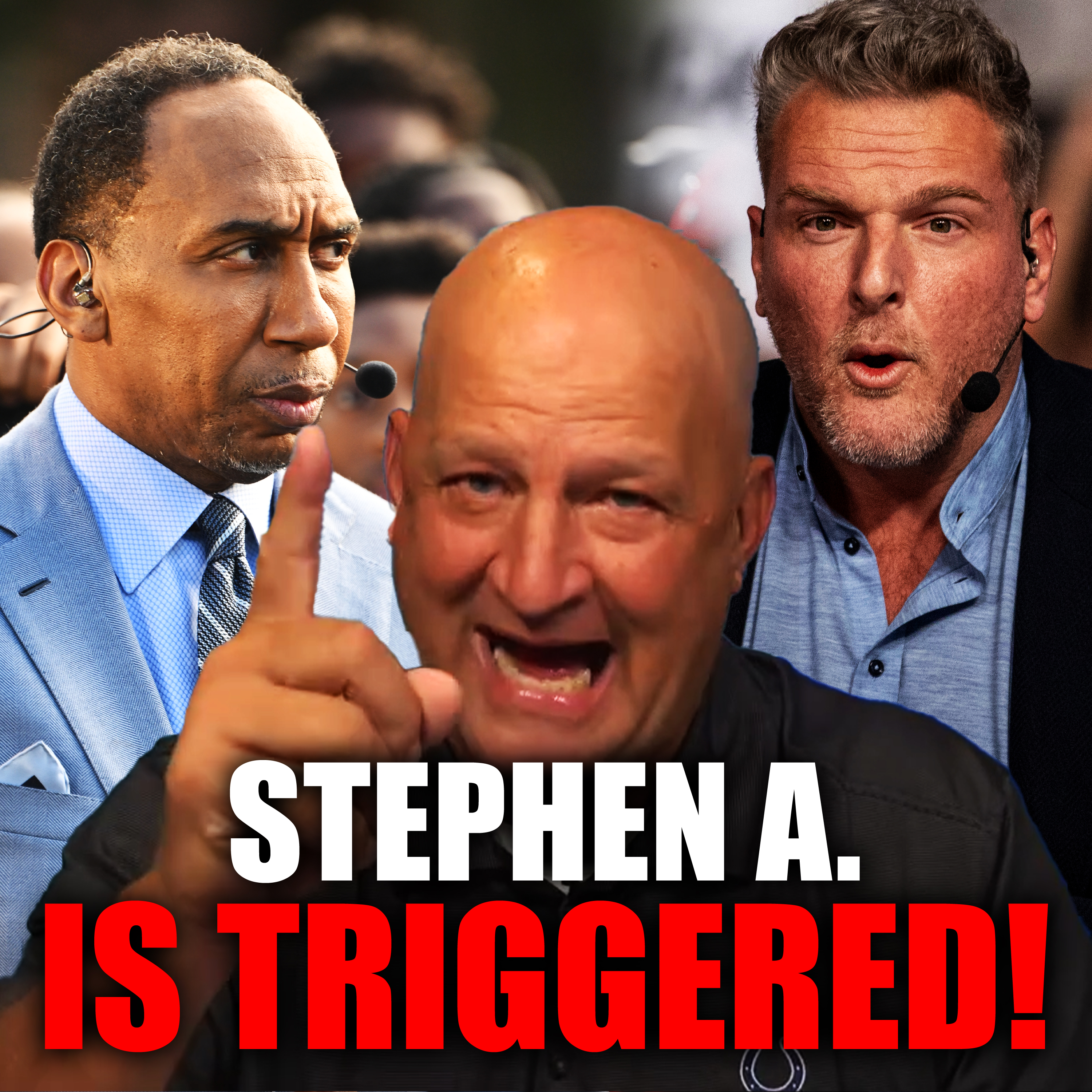 Stephen A. Smith DENIES OutKick Over Rift With ESPN’s Pat McAfee + Seth Greenberg & Shawne Merriman | episode artwork
