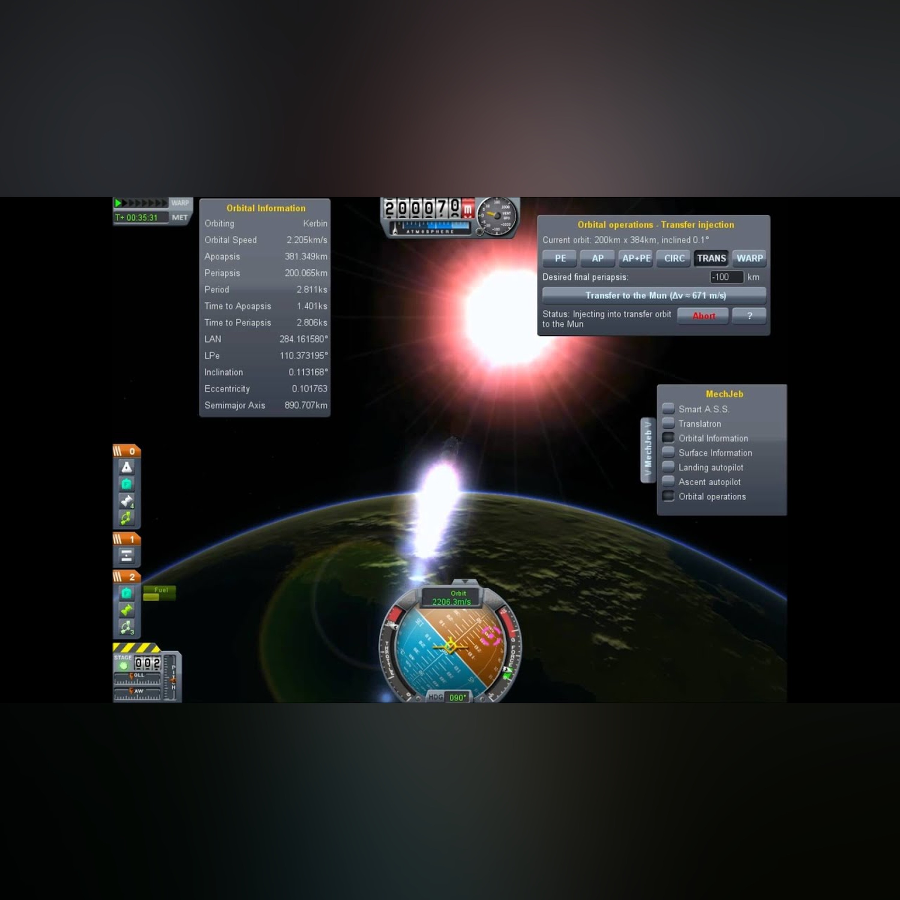 Kerbal Space Program Mun Landing Tutorial - Using MechJeb Autopilot episode artwork