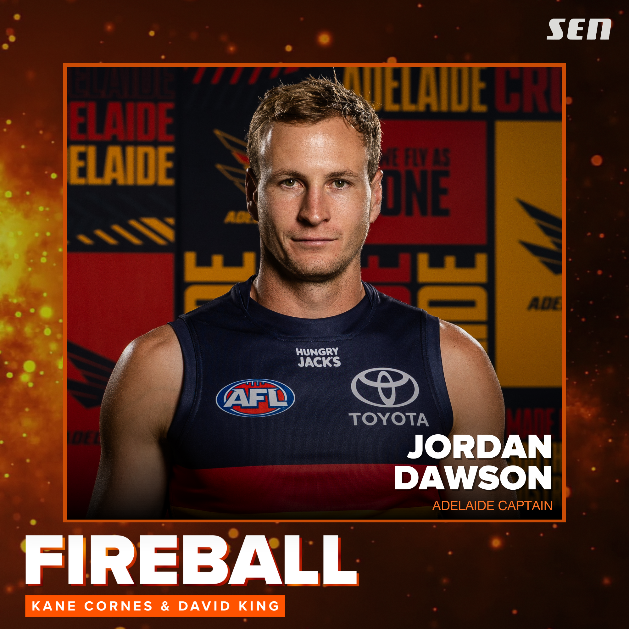 Adelaide captain Jordan Dawson (16.03.26)