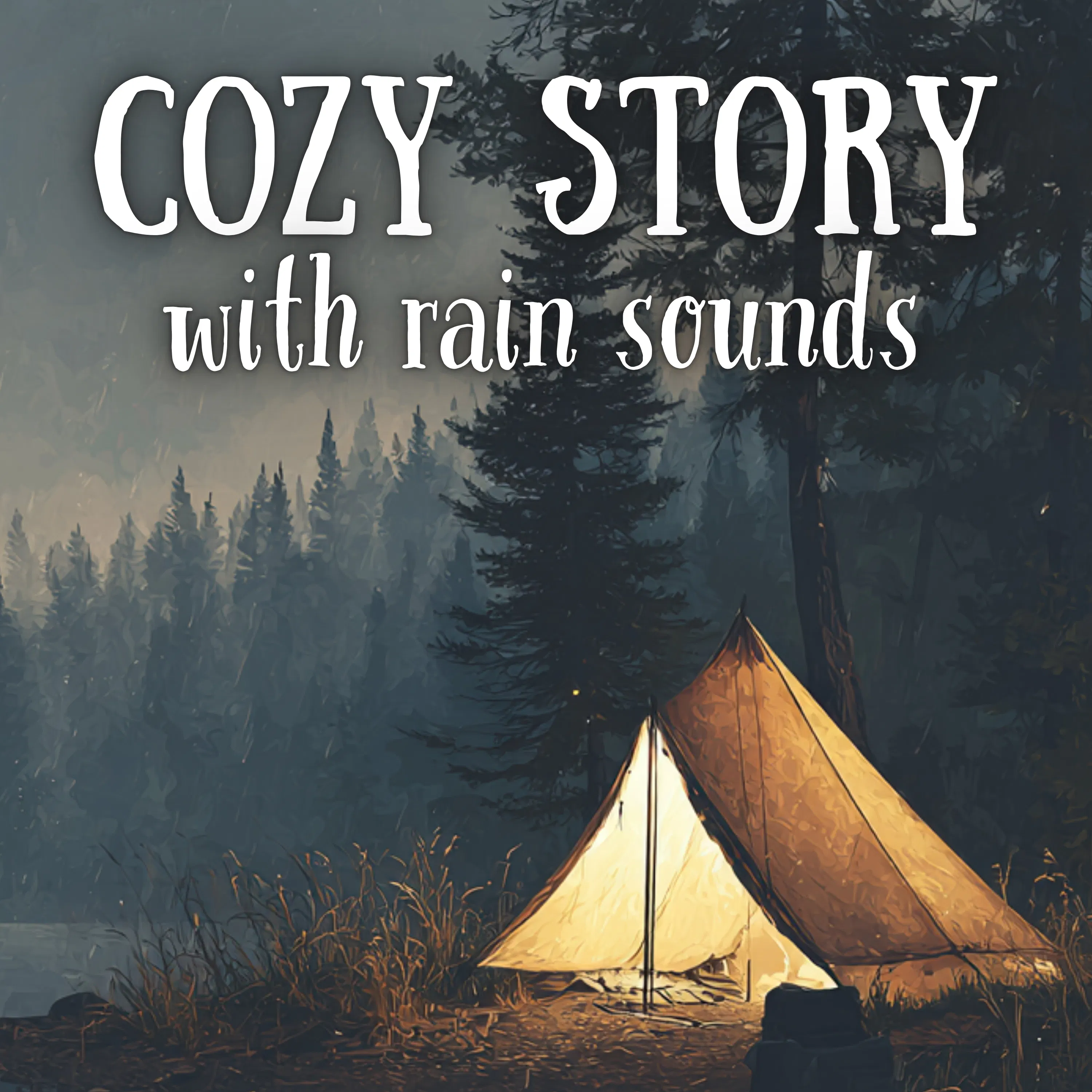 A Rainy Night in a Tent by a Scottish Loch | Cozy Story with Rain episode artwork