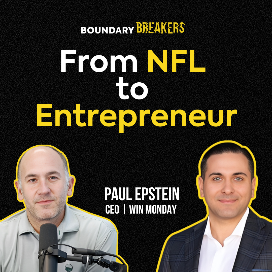 Top NFL Executive Leaves C-suite to Share His Passion | Paul Epstein