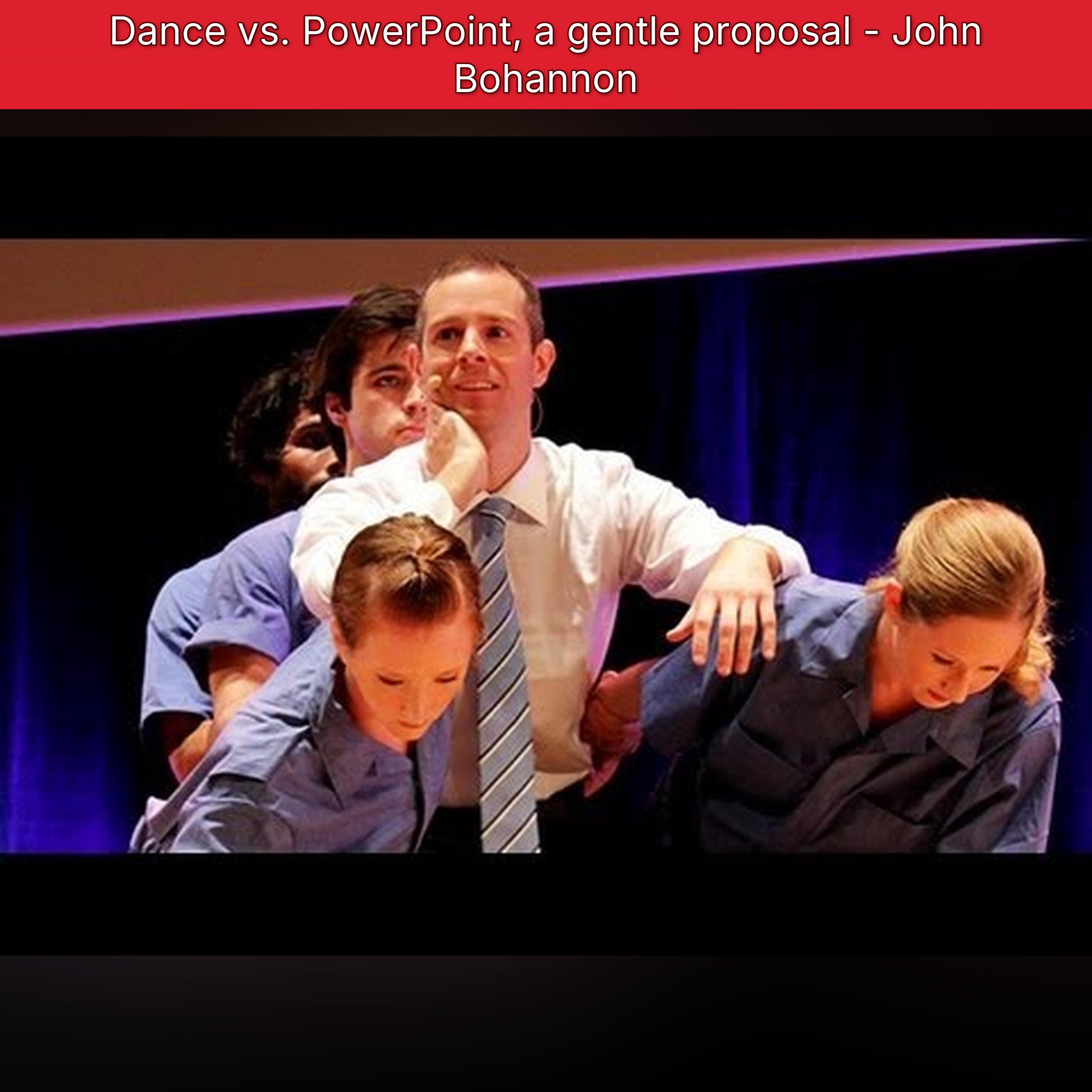 Dance vs. PowerPoint, a gentle proposal - John Bohannon episode artwork