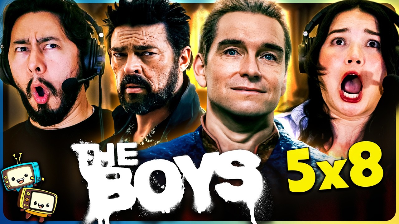 THE BOYS 5x8 REACTION! | Karl Urban, Jack Quaid, Antony Starr, Erin Moriarty | Amazon Prime episode artwork
