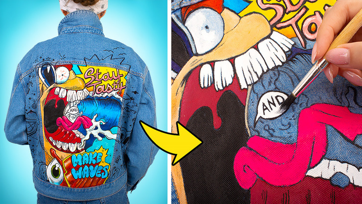 DIY Painted Denim Jackets: Easy Steps to Stand Out