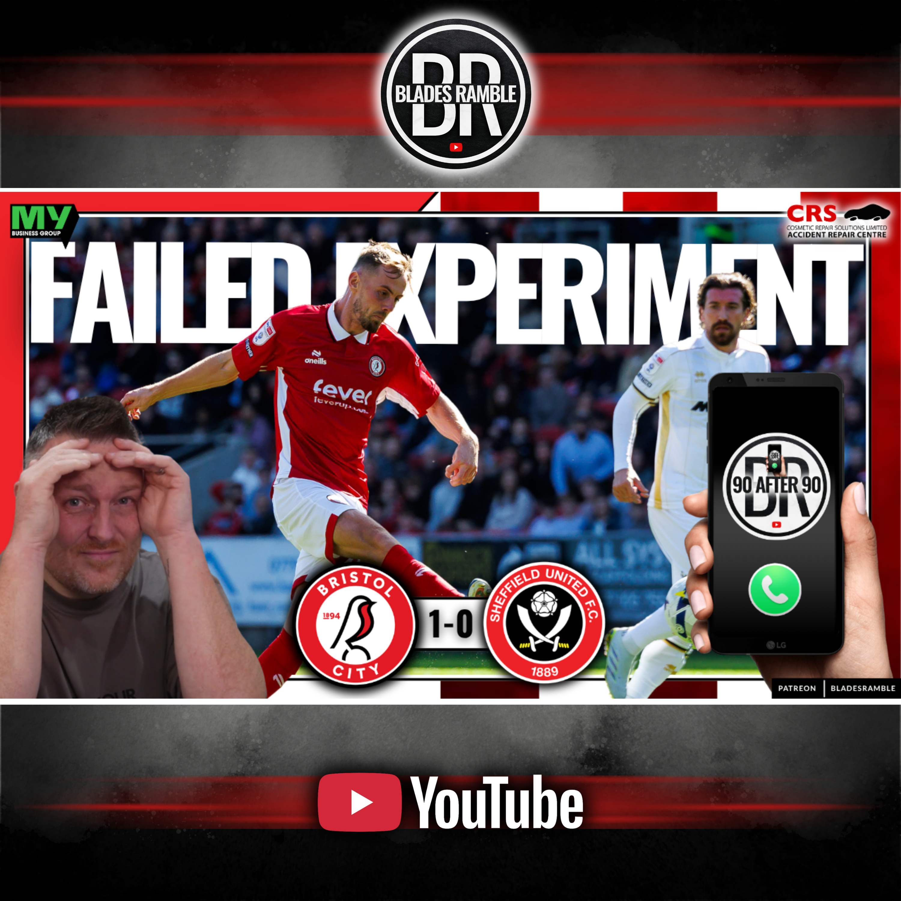 📱🤬 90 AFTER 90 | PATHETIC | BRISTOL CITY 1-0 SHEFFIELD UNITED | 3-5-2 DISASTER 🤬📱