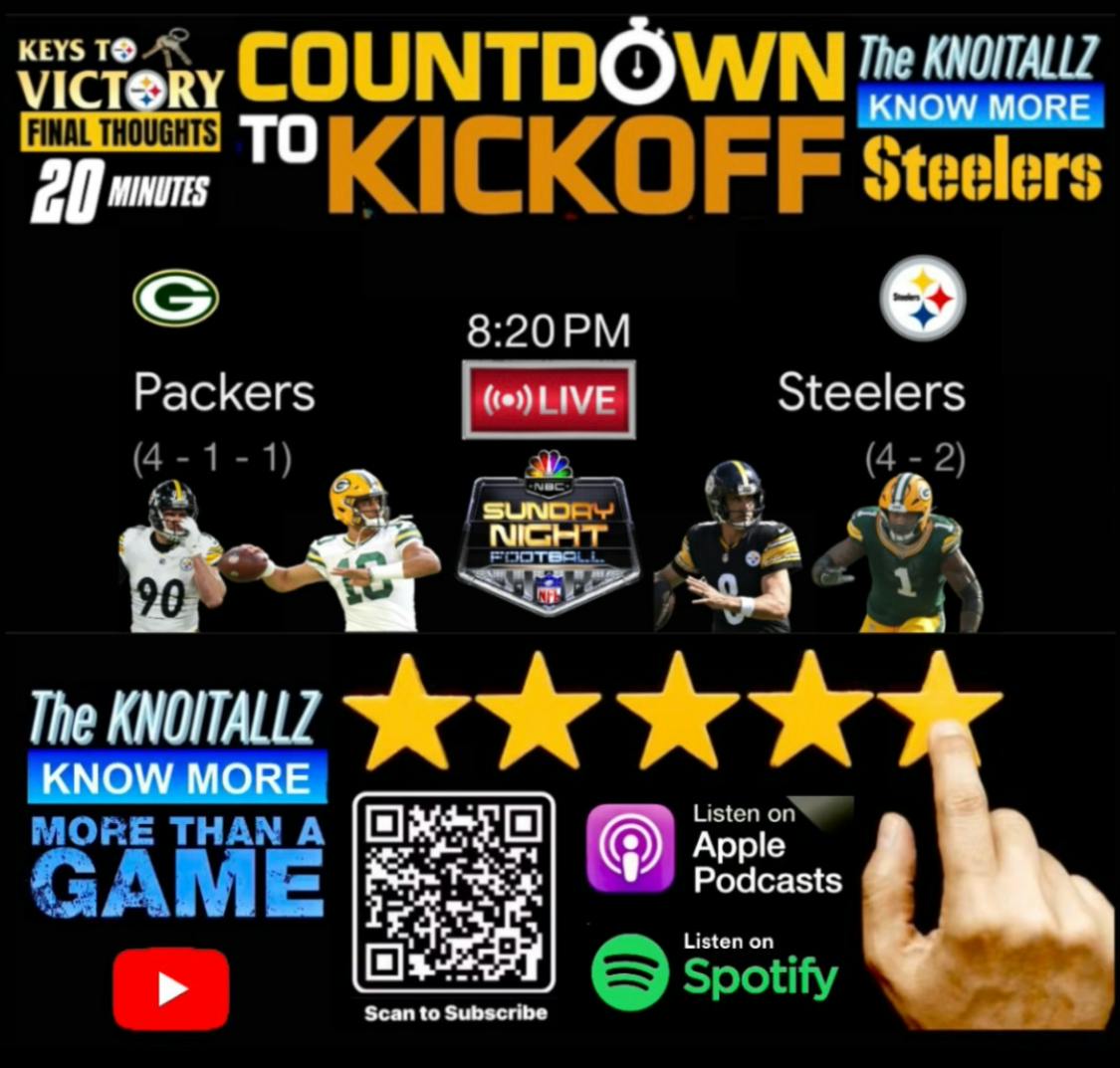 Countdown to Steelers Kickoff: Packers vs Steelers Countdown to Steelers Kickoff: Packers vs Steelers