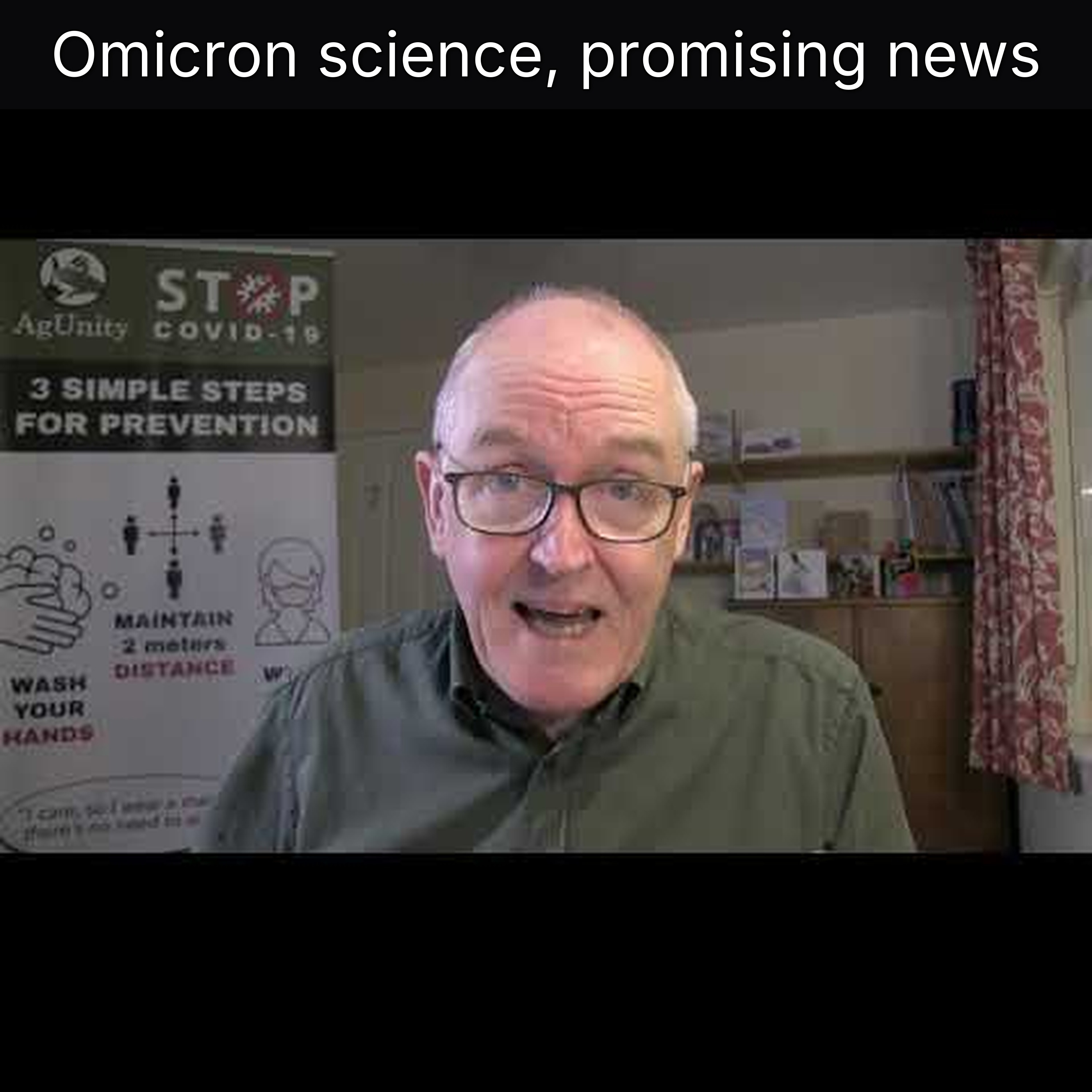 Omicron science, promising news