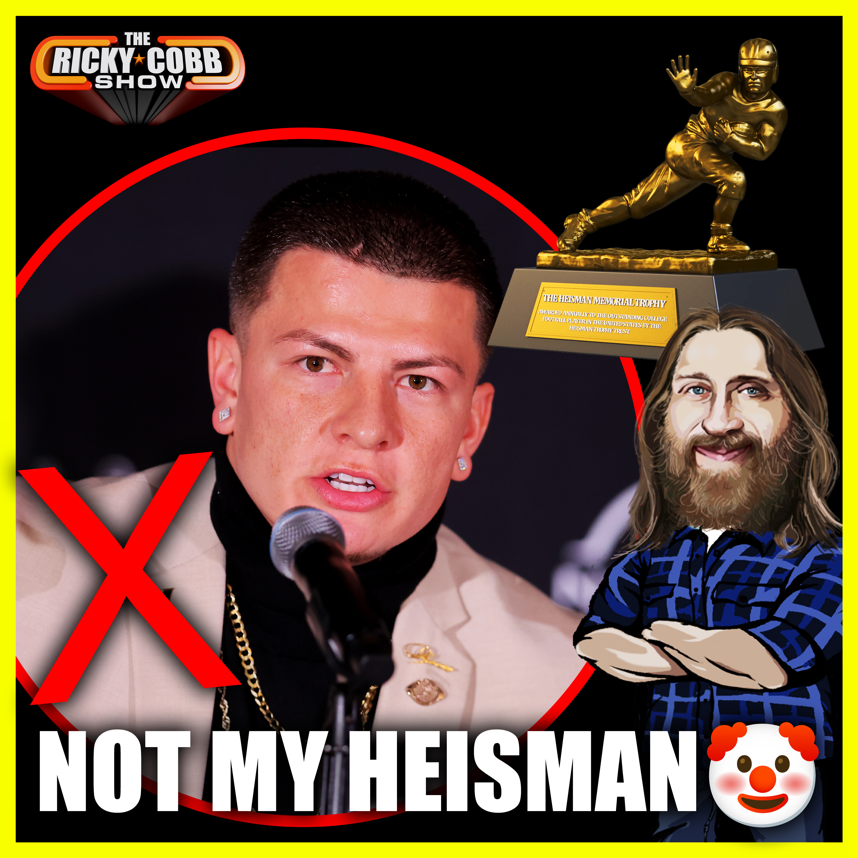Diego Pavia Melts Down in “HEISMAN TEST” Moment + Shawne Merriman | episode artwork