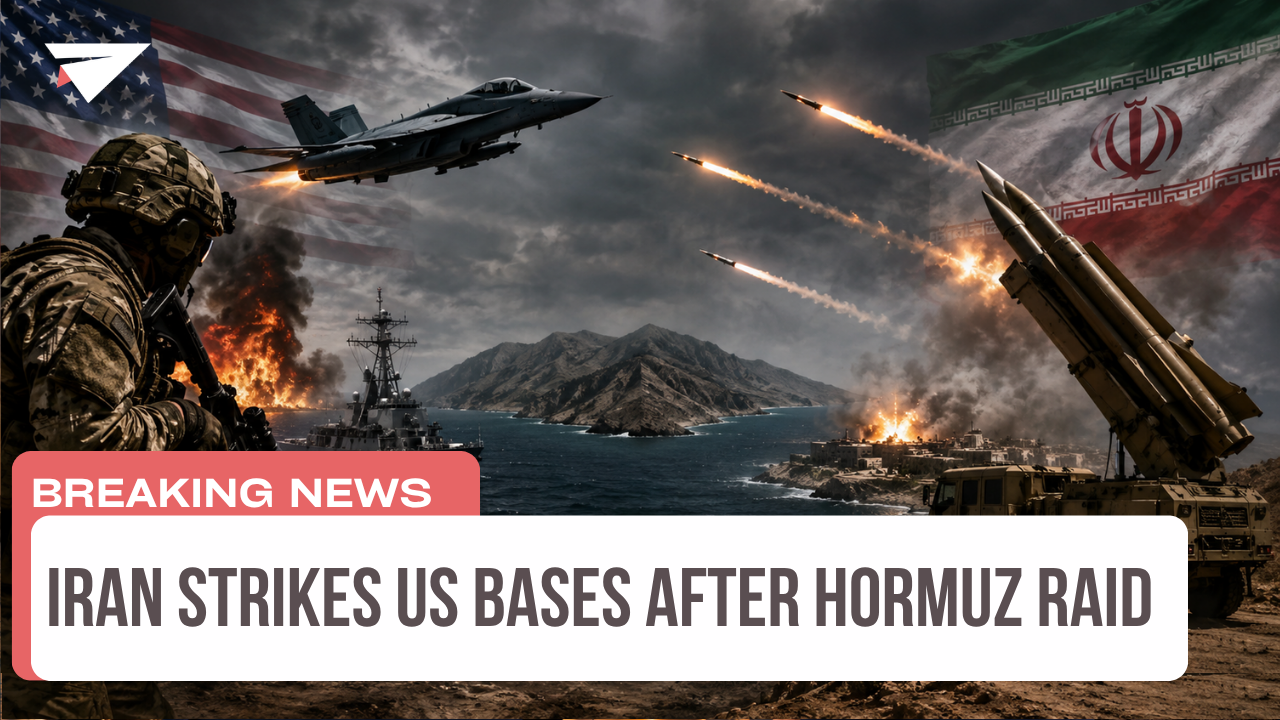 Iran Strikes US Bases after Hormuz Raid, Breaking News episode artwork