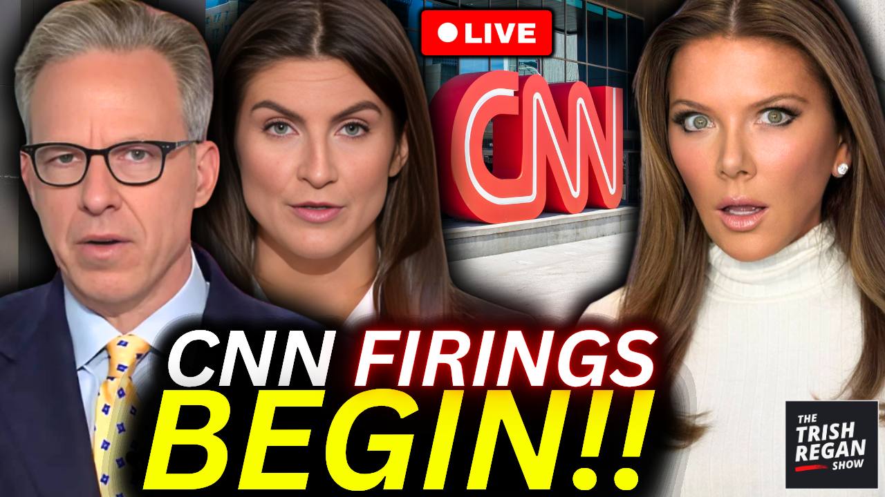 The Trish Regan Show - BREAKING: CNN Axes Staff! More Cuts Coming as $110B CBS Merger Looms