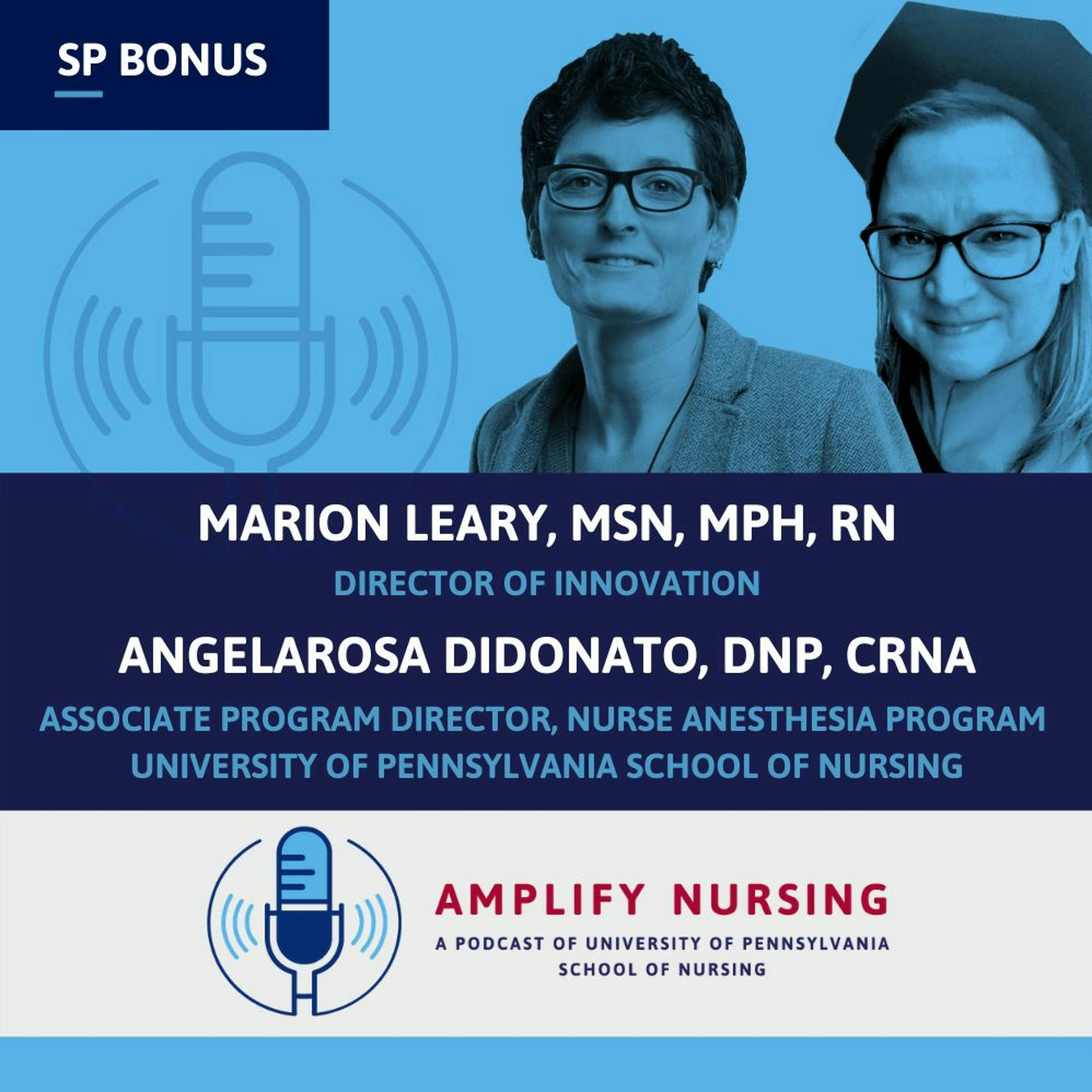 Amplify Nursing: Bonus Episode: Marion Leary and Dr. Angelarosa Didonato