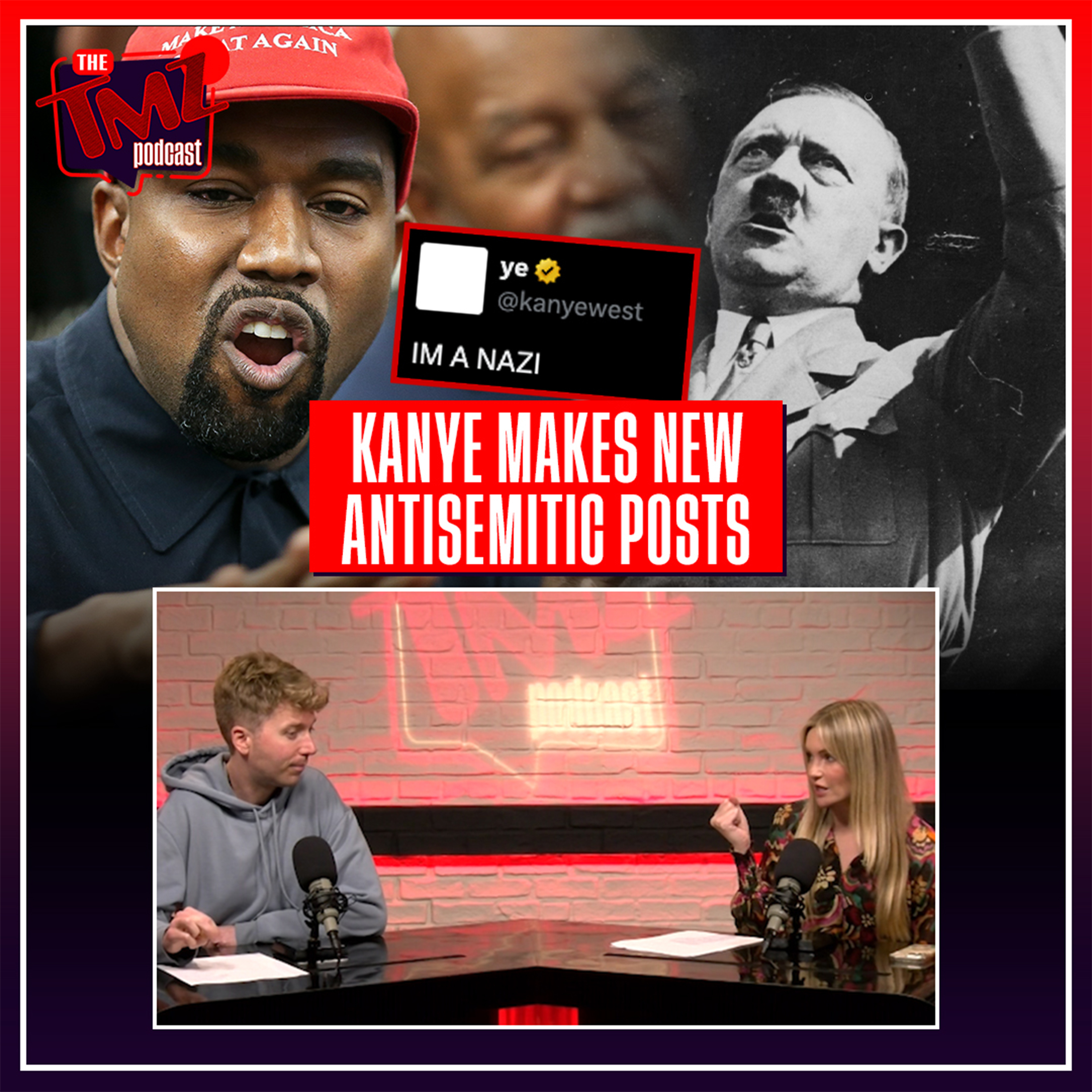 Kanye West Says He's A Nazi With Several Antisemitic Posts