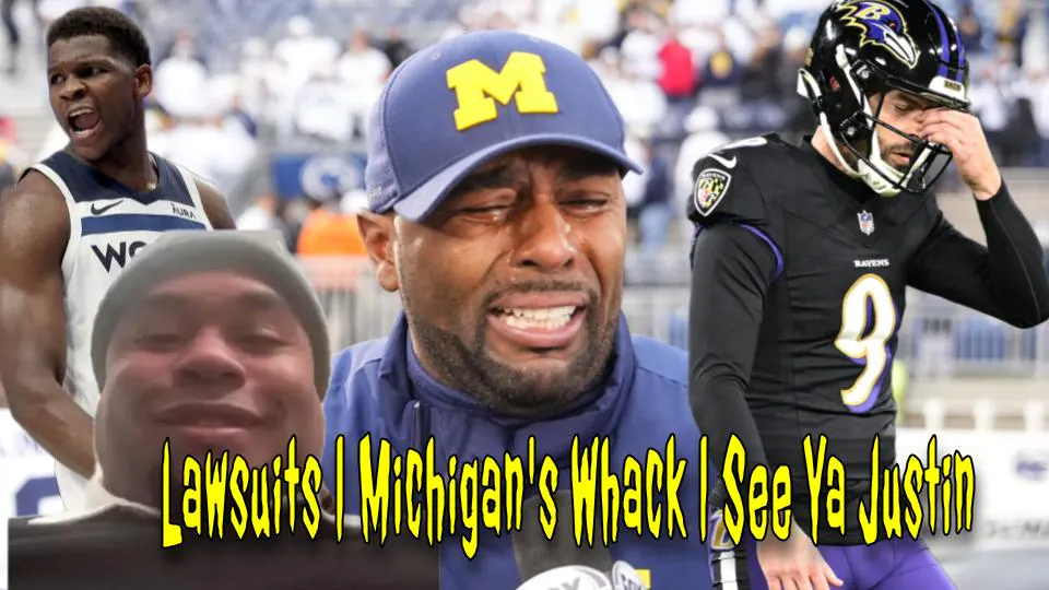 $100M NFL Lawsuit, Michigan's Weak Suspension, & Peace Out Justin Tucker $100M NFL Lawsuit, Michigan's Weak Suspension, & Peace Out Justin Tucker