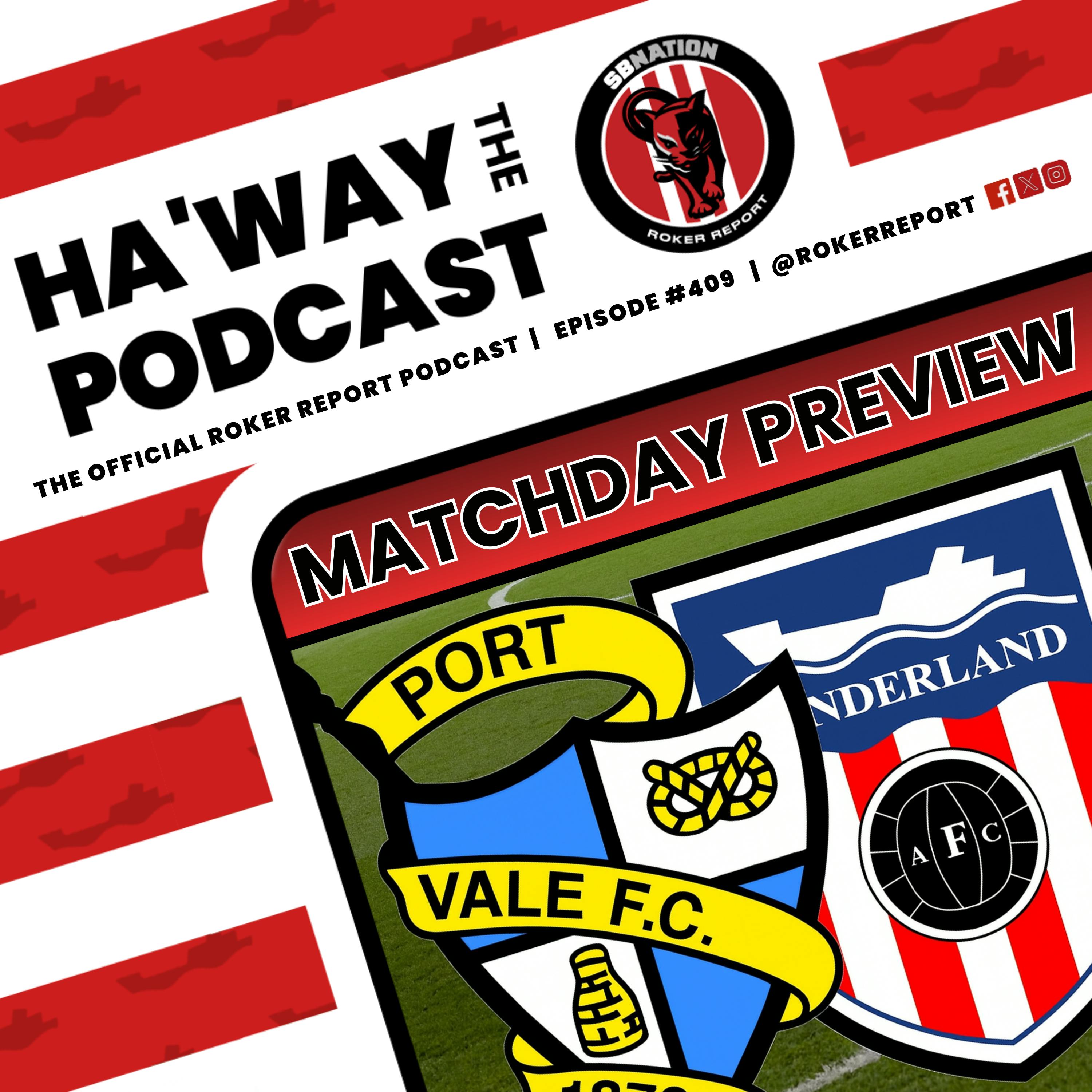 MATCHDAY PREVIEW | Port Vale v Sunderland | Up For The Cup (Again!) MATCHDAY PREVIEW | Port Vale v Sunderland | Up For The Cup (Again!)