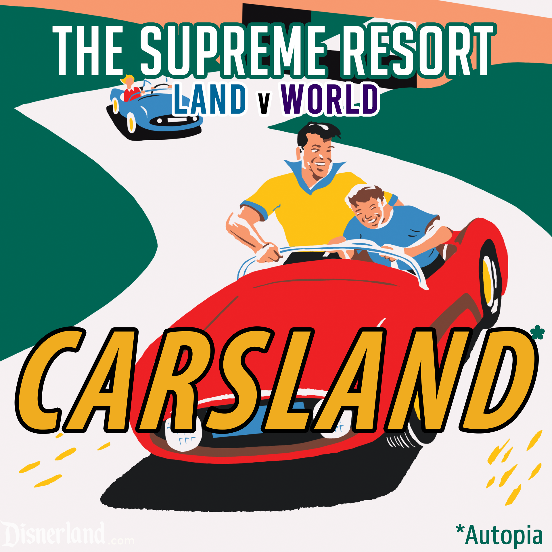 The Case of the Tomorrowland Gas Powered Vehicles: Autopia v Tomorrowland Speedway episode artwork