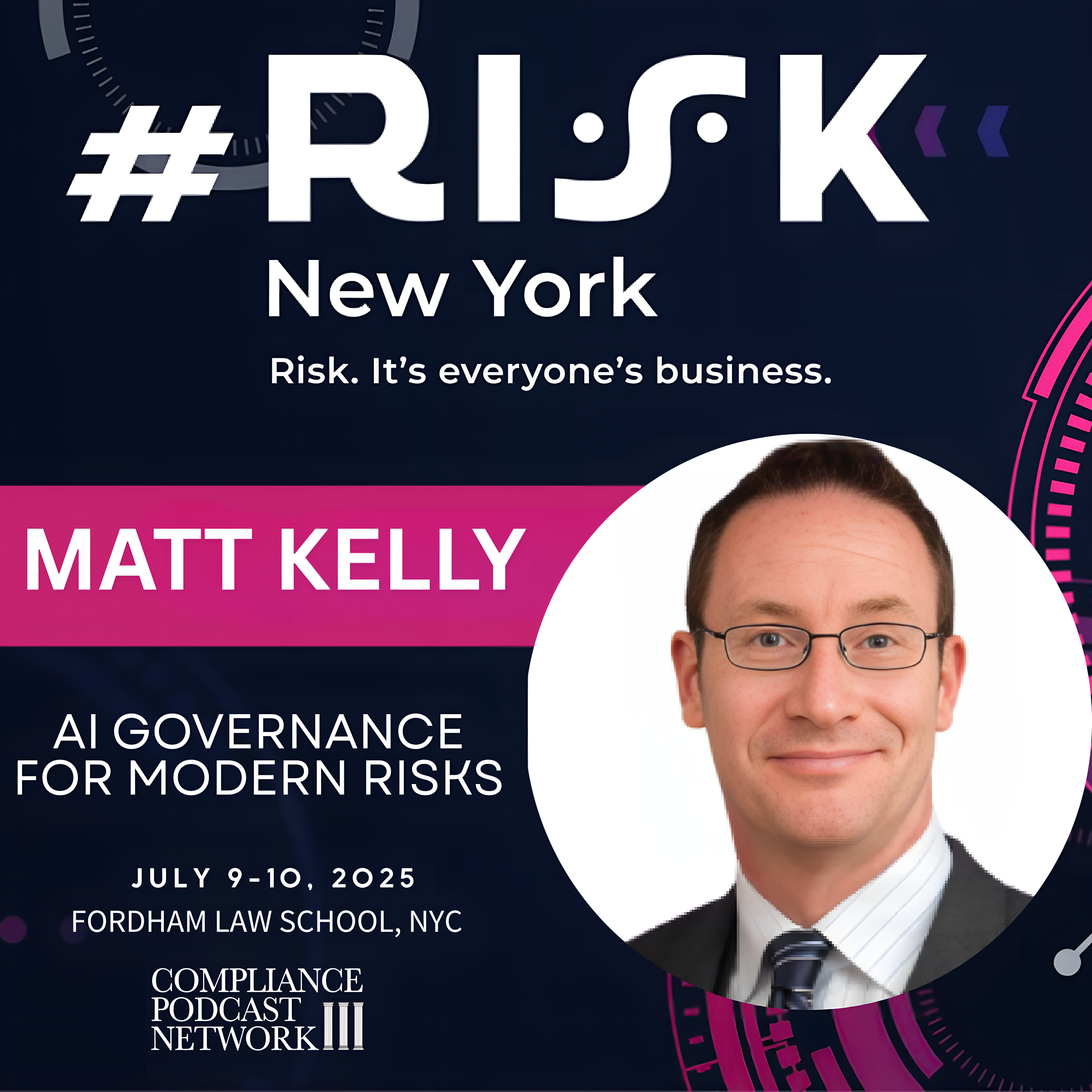 #Risk New York Speaker Series - The Future of AI Governance in GRC with Matt Kelly episode artwork