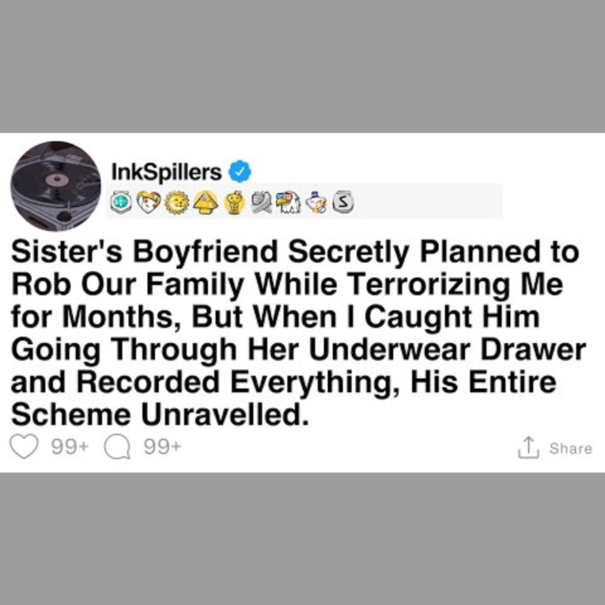 Sister's Boyfriend Plotted Robbery and Terrorized Me